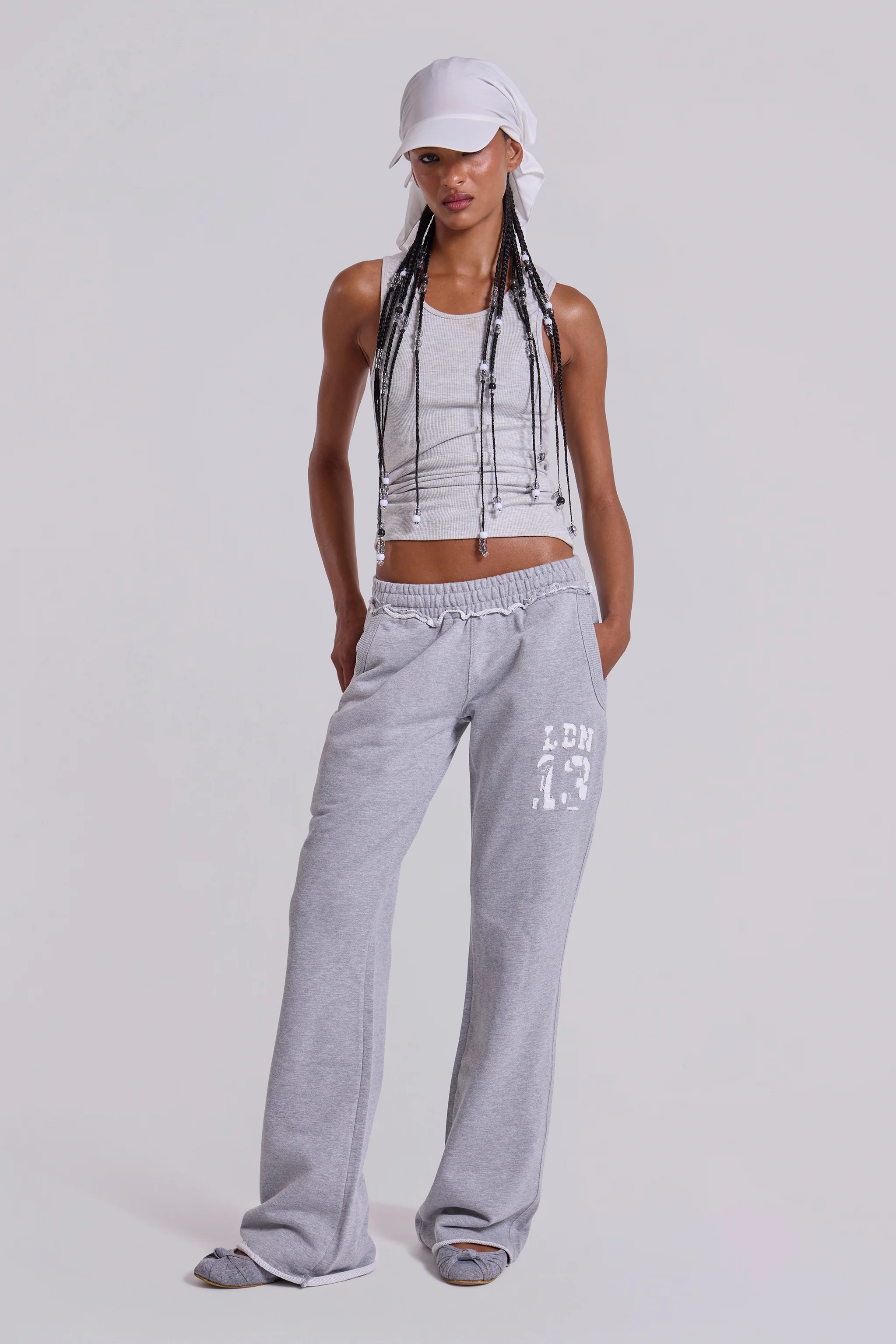 13 Grey Marl Slim Monster Joggers - Image 5