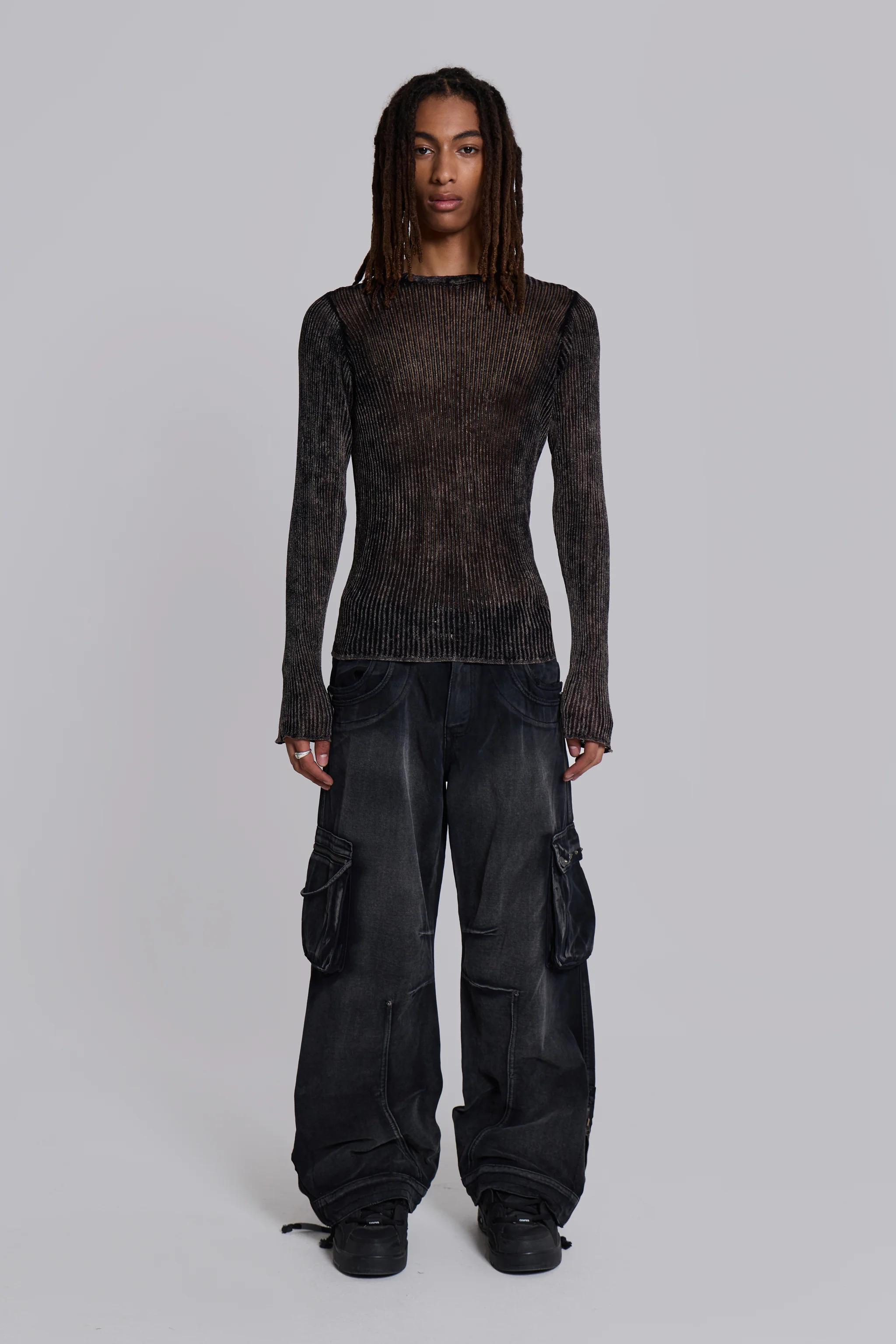 Acid Wash Stray Knit - Image 2