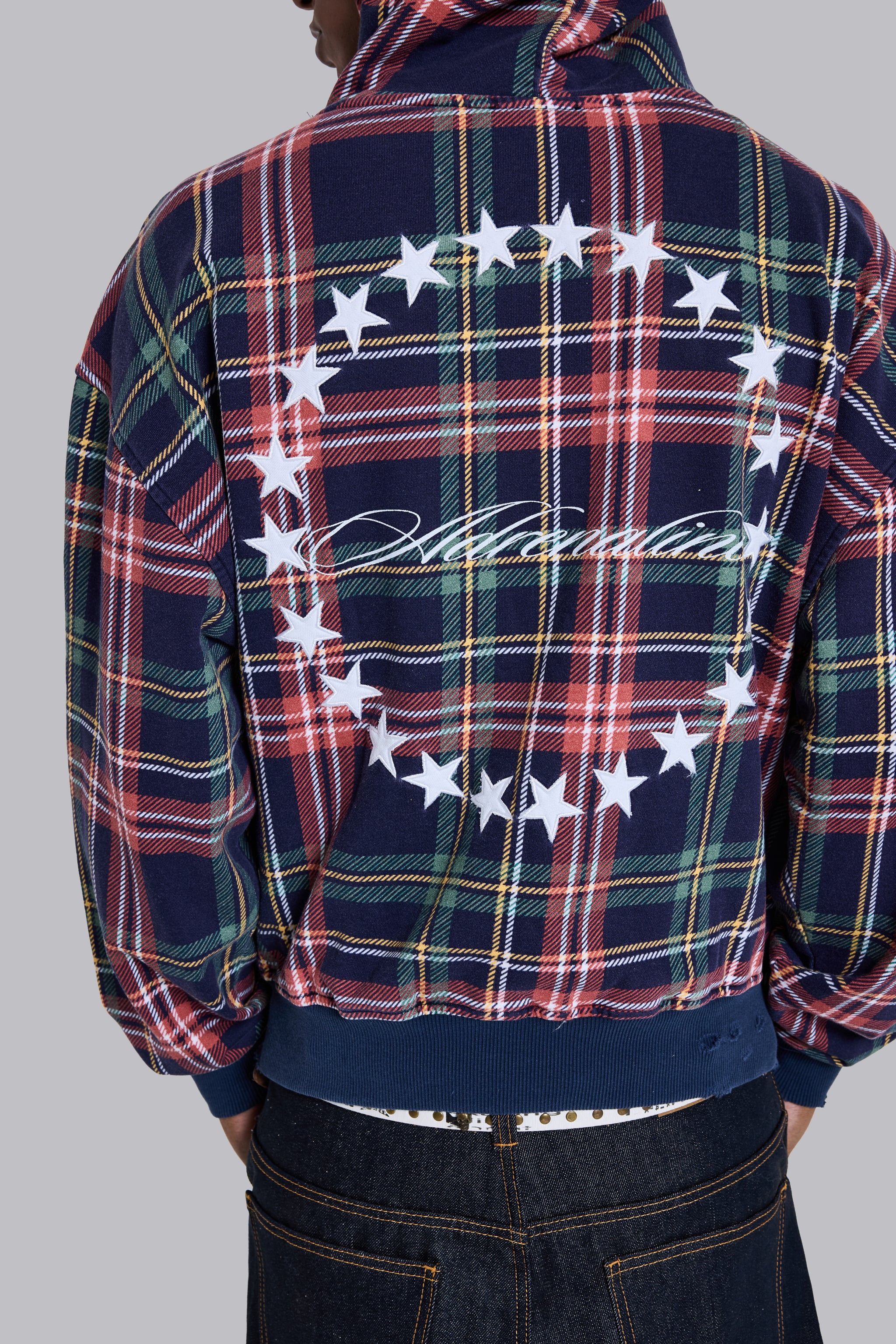 Adrenaline Checked Zip Hoodie - Image 5