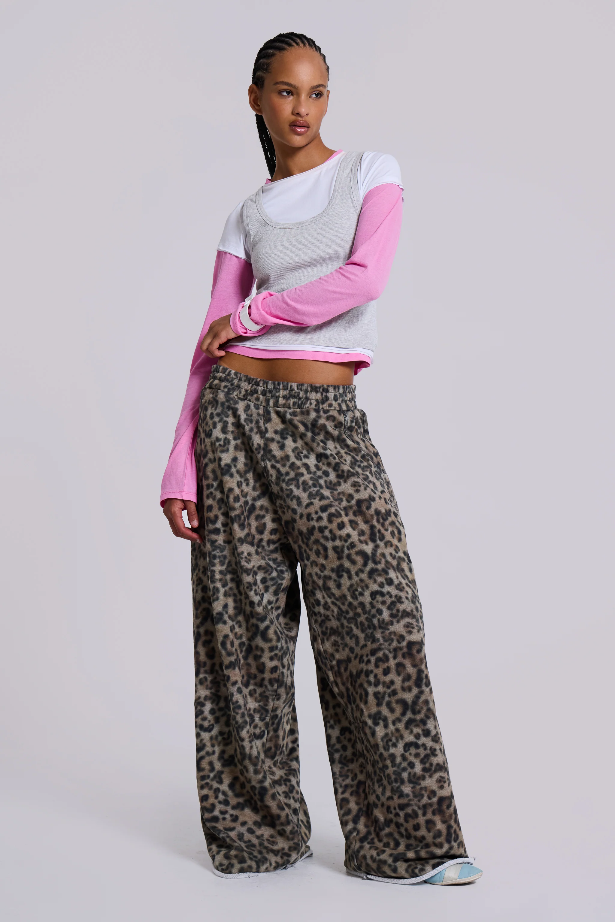 Airbrush Leopard Monster Joggers