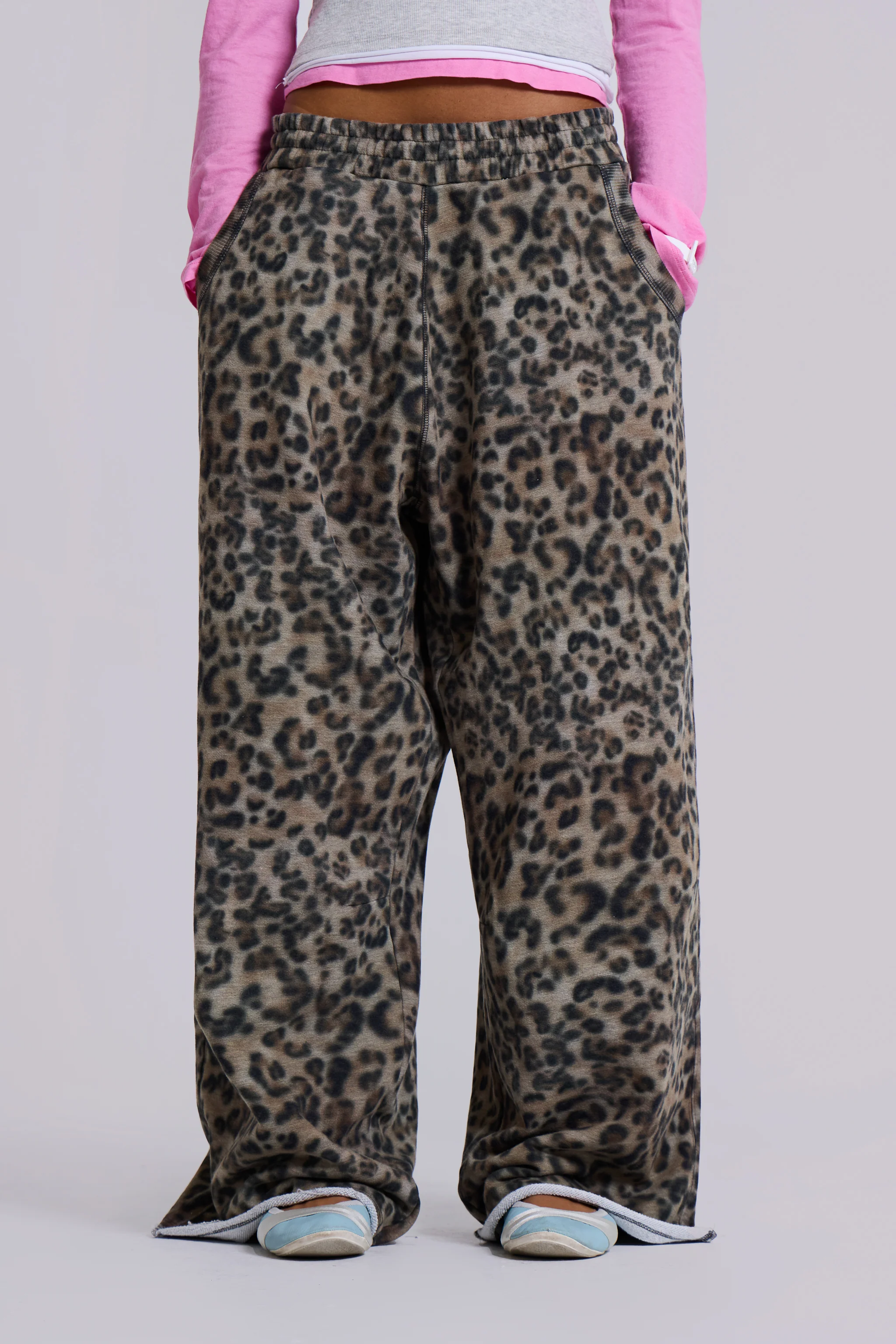 Airbrush Leopard Monster Joggers - Image 2