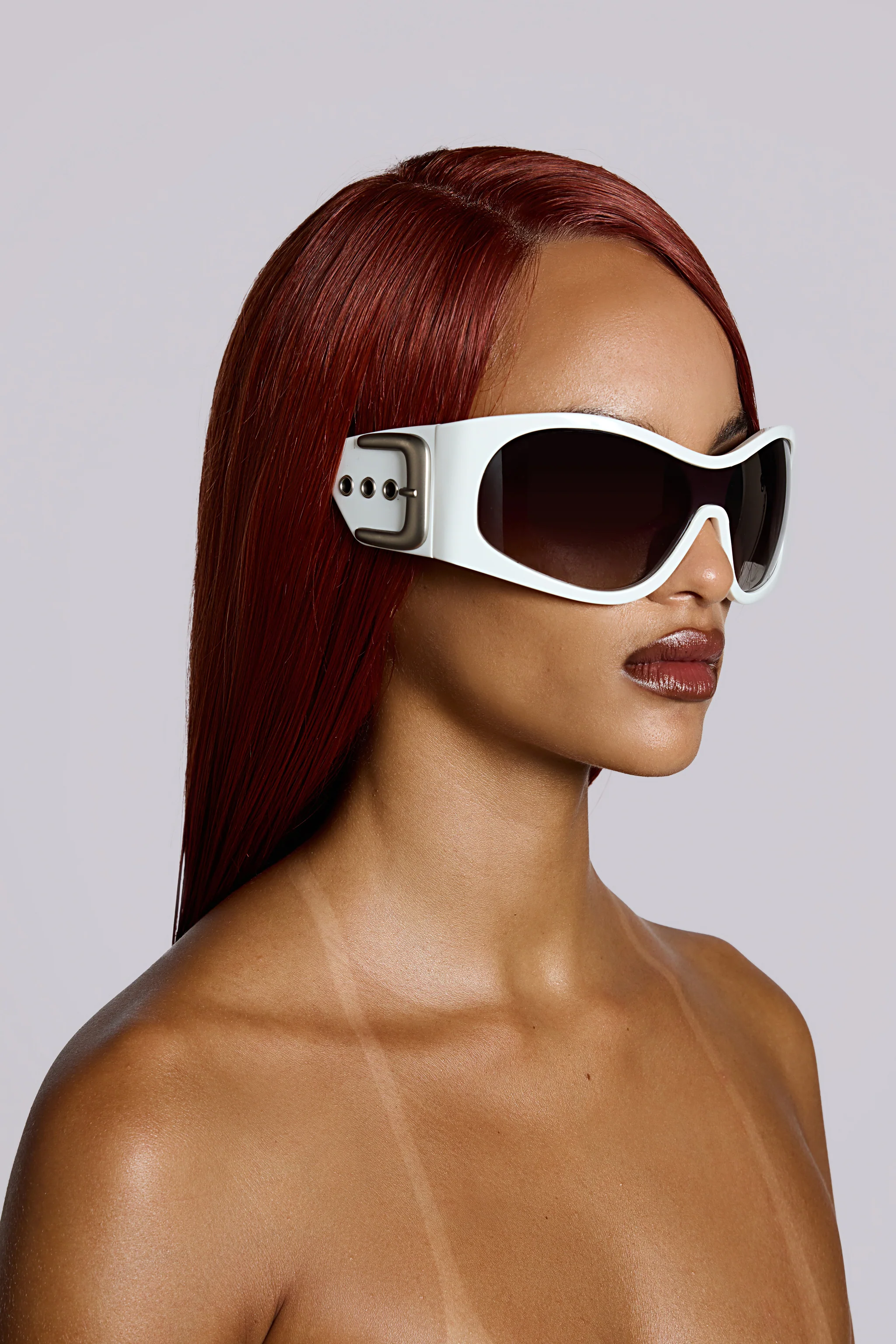 Alva Sunglasses in White - Image 8