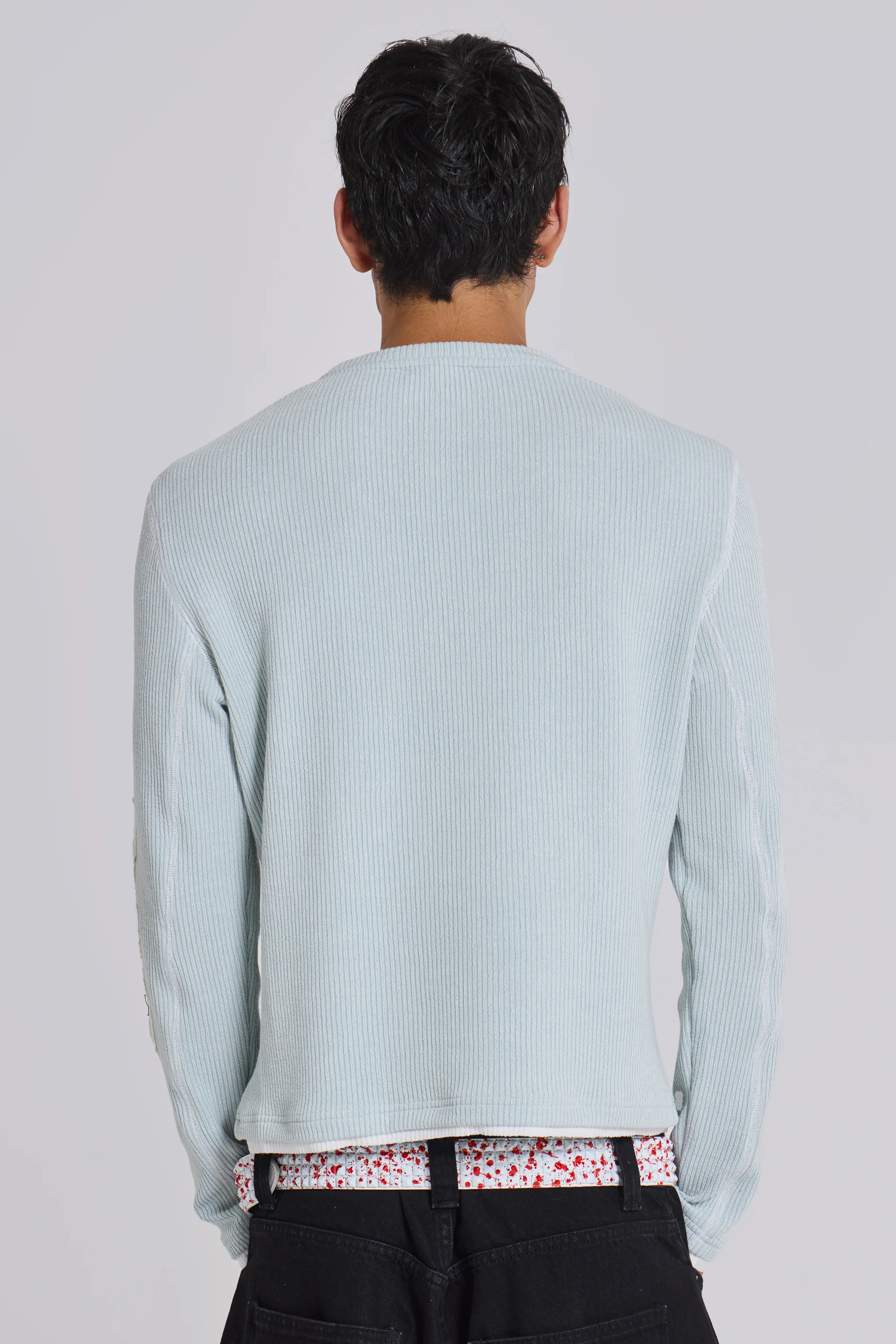 Aqua Tattoo Applique Tee - Image 4