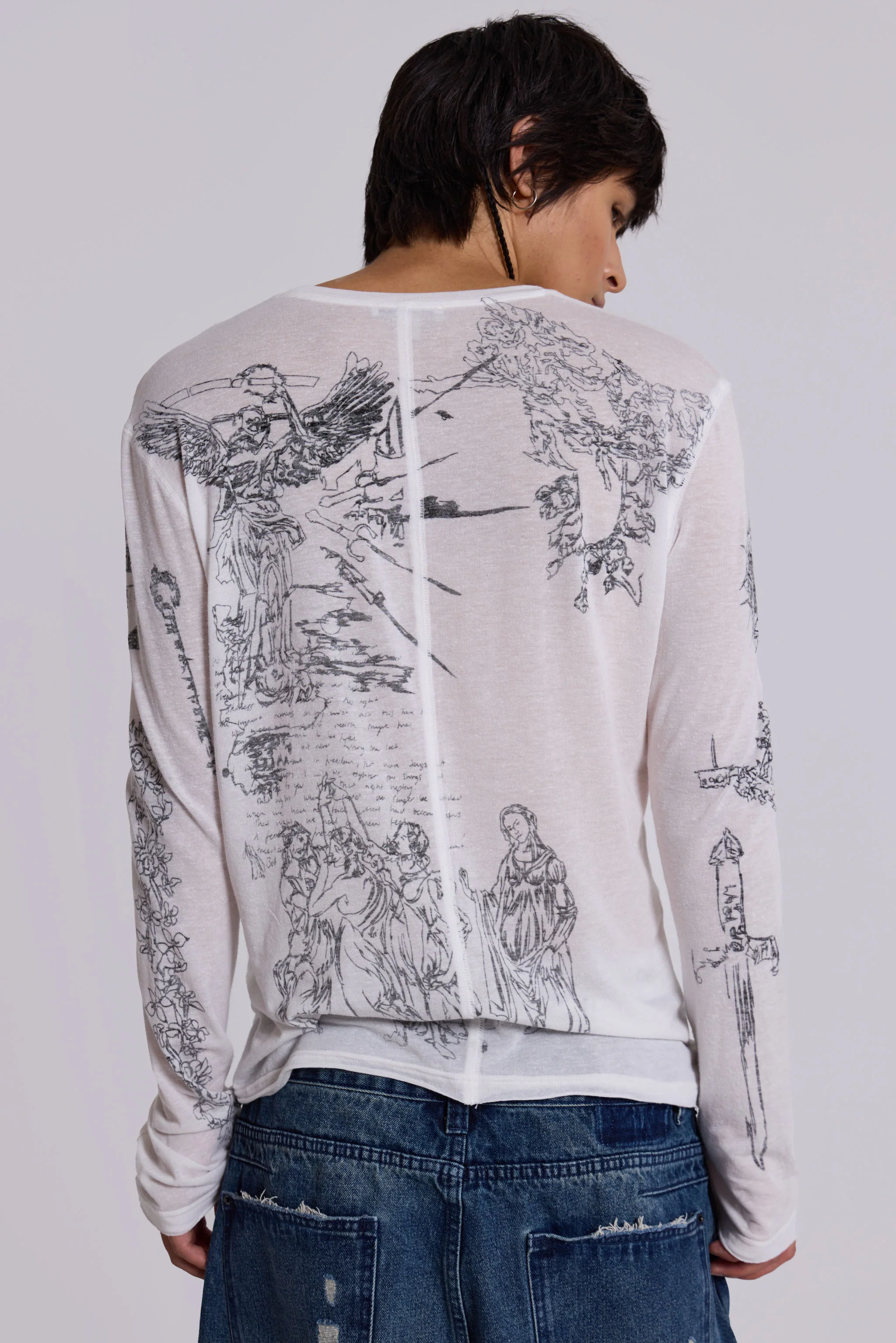 Archangel Mist Long Sleeve Top - Image 4