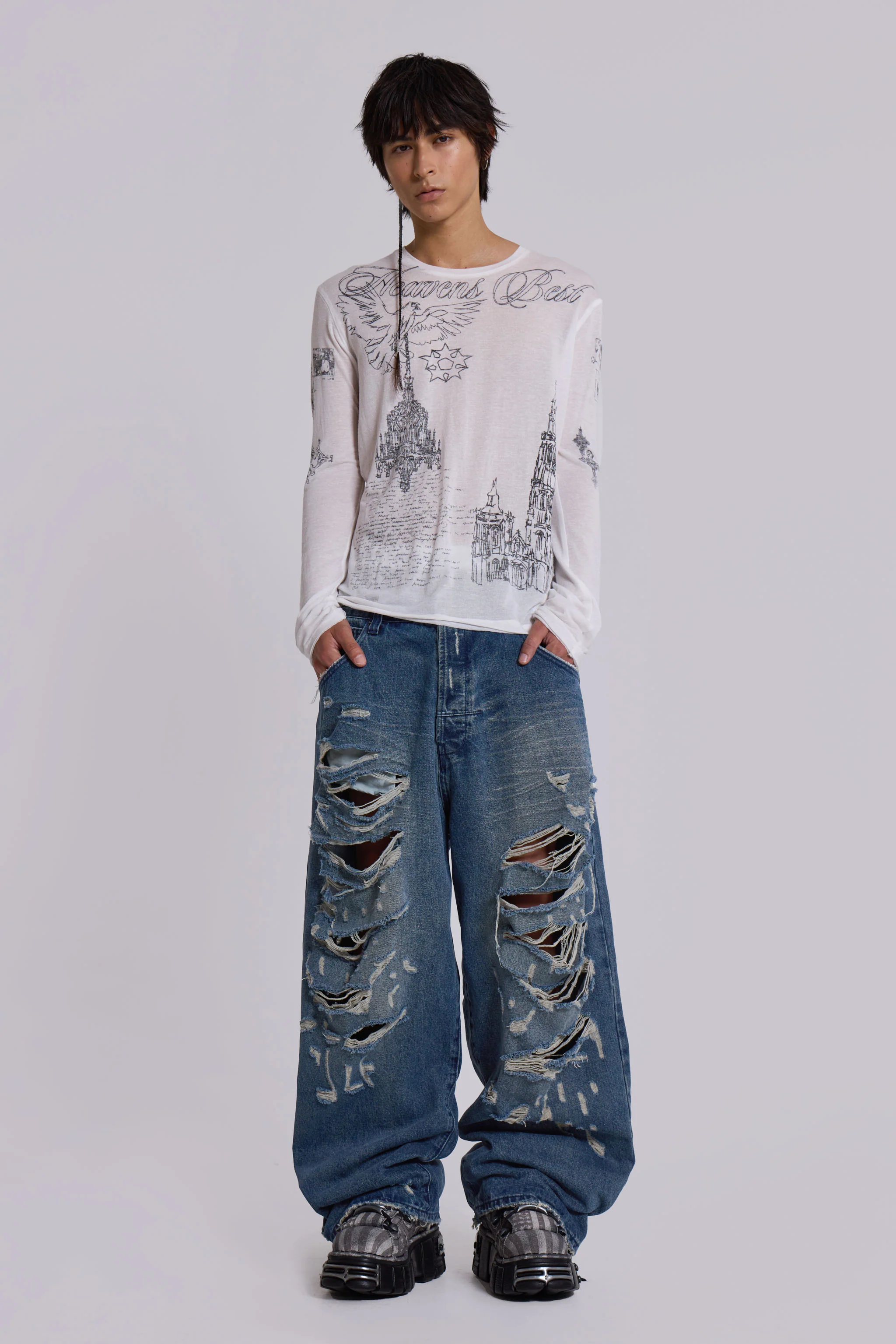 Archangel Mist Long Sleeve Top - Image 5