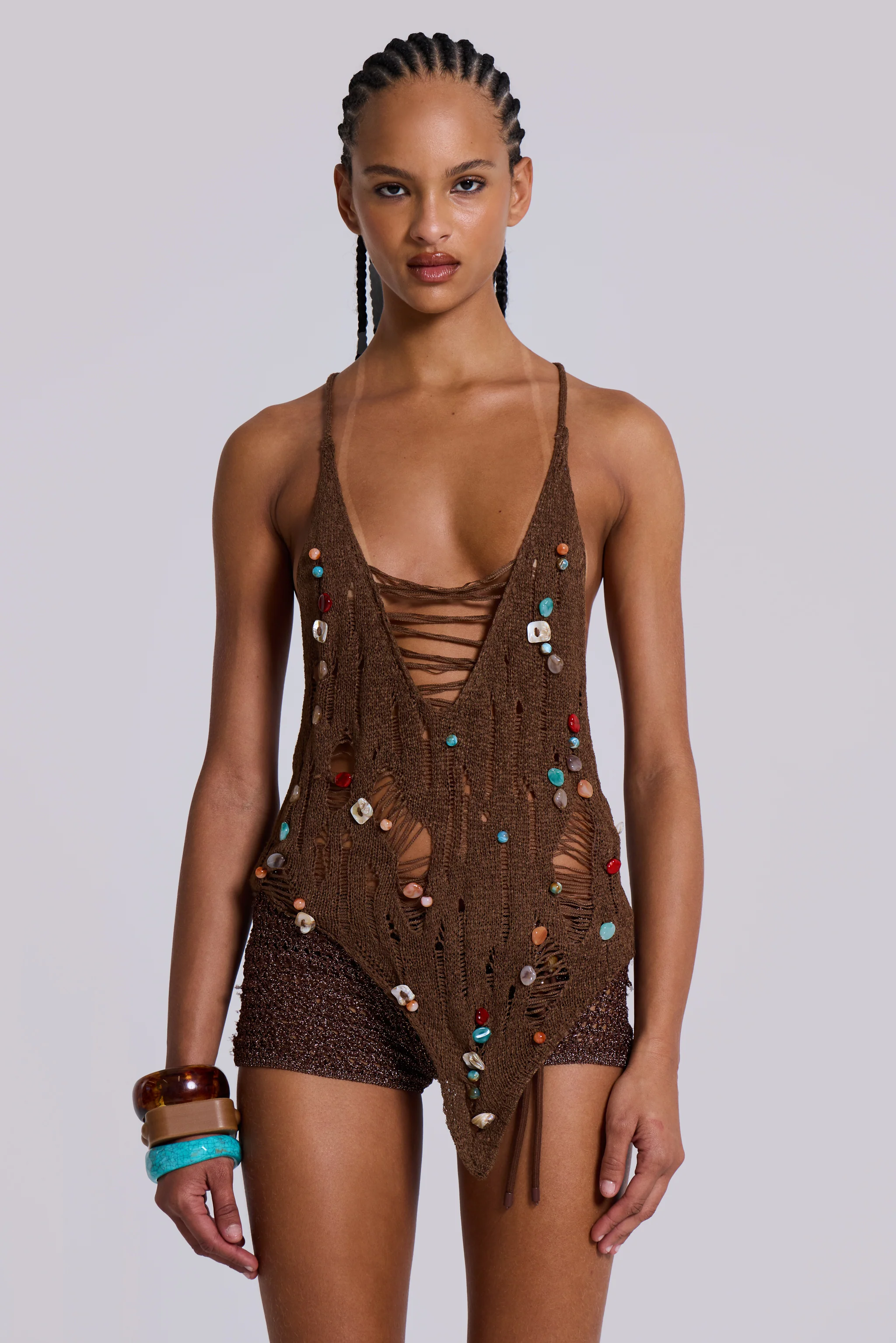Aruana Beaded Knit Top - Image 13