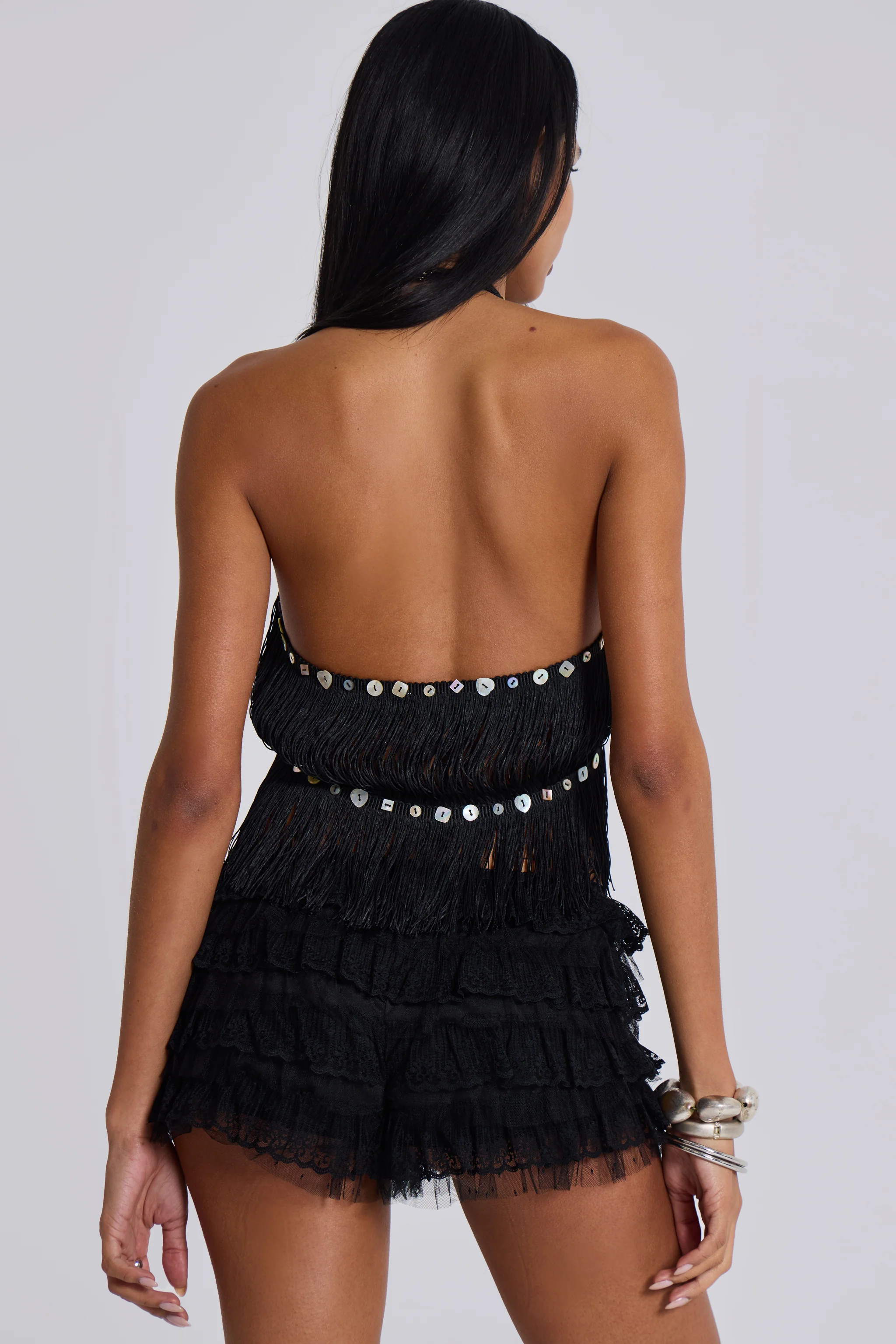 Asha Fringed Top With Buttons - Image 12