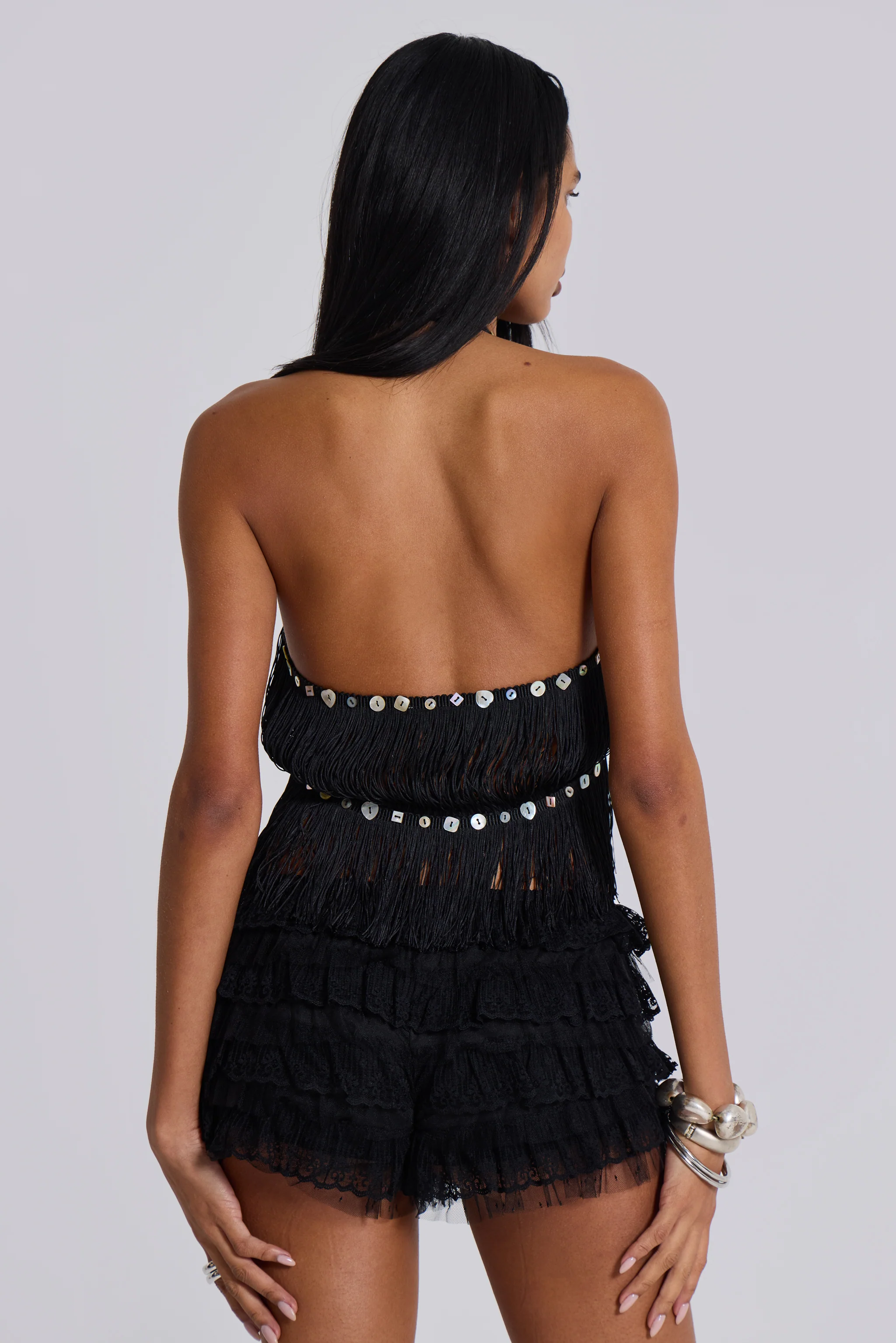 Asha Fringed Top With Buttons - Image 13
