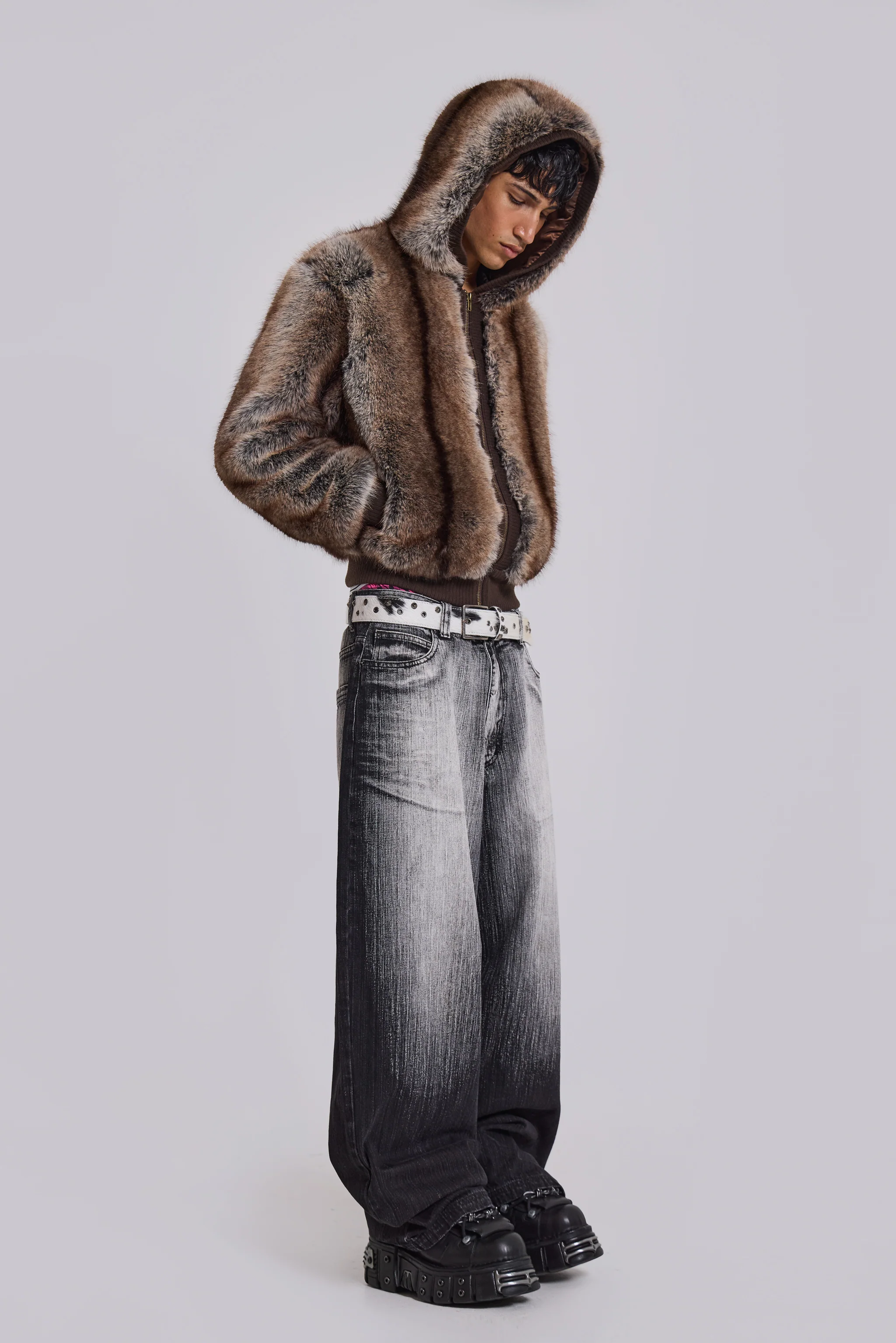 Bear Faux Fur Jacket - Image 8