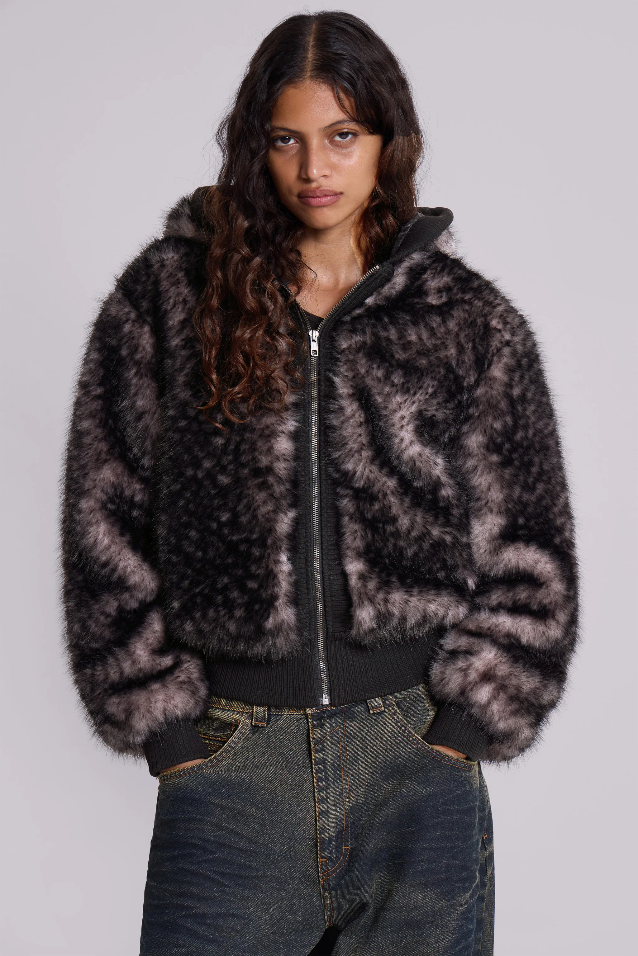 Biome Faux Fur Jacket - Image 6