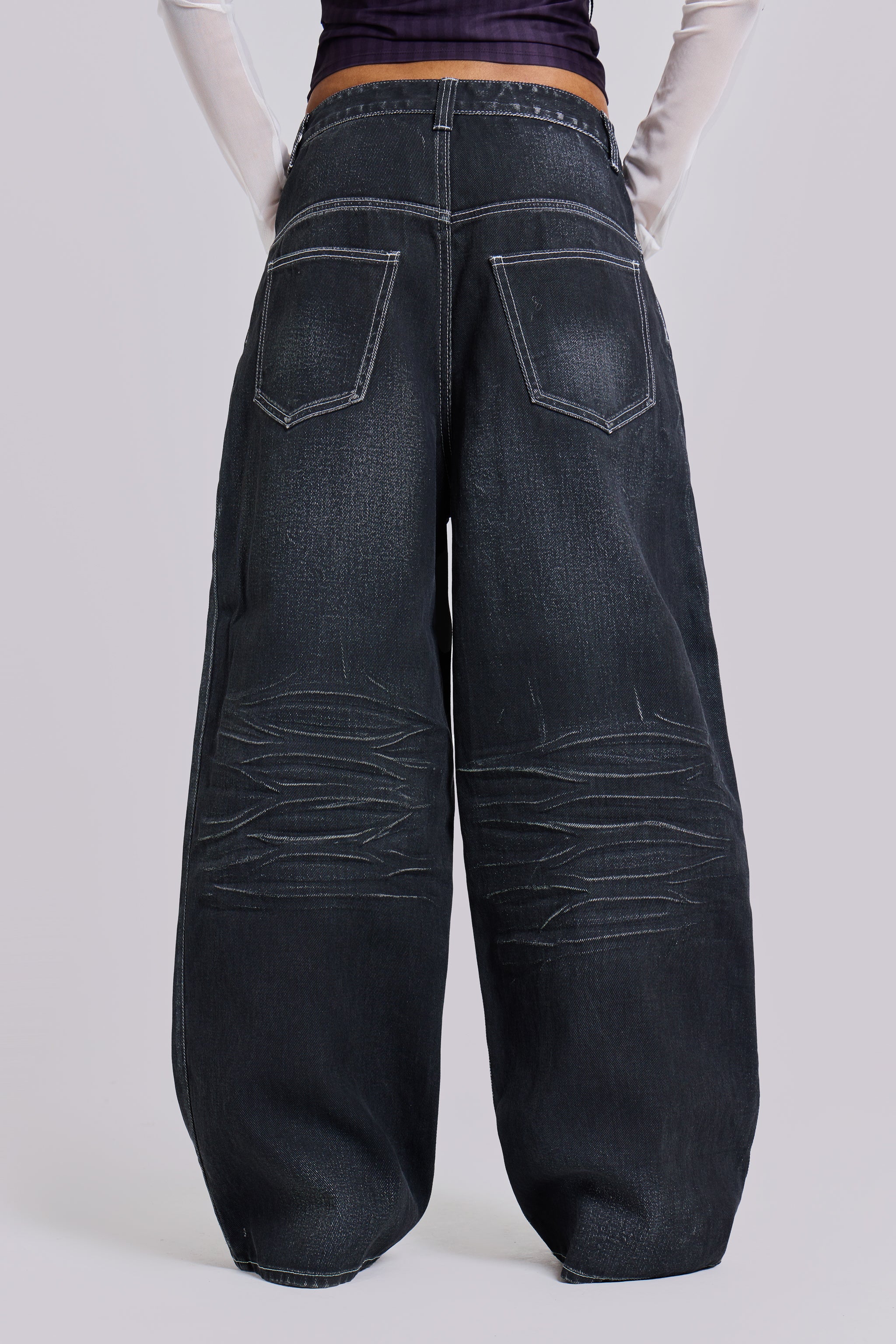 Black Coated XL Colossus Jeans - Image 5