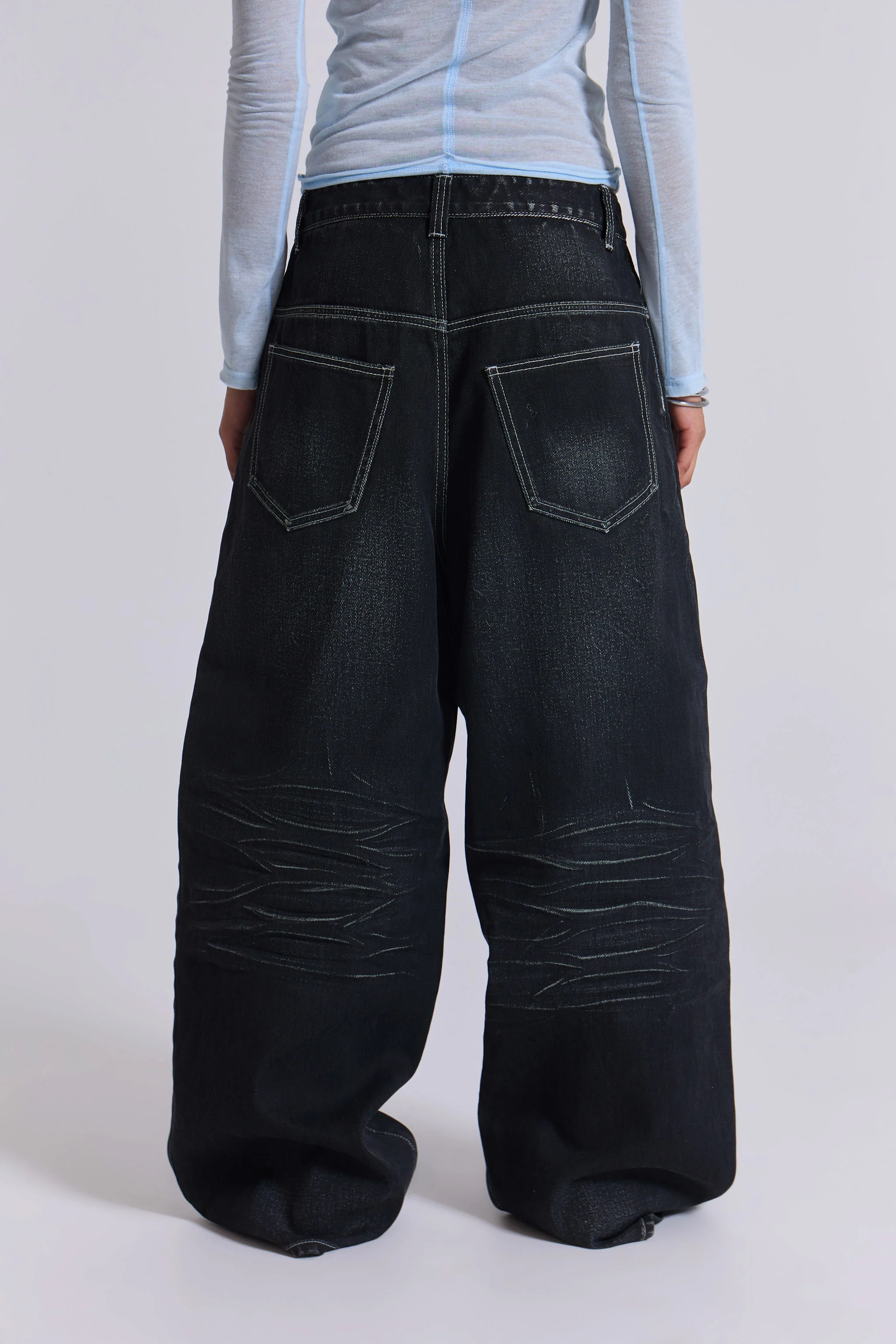 Black Coated XL Colossus Jeans - Image 7
