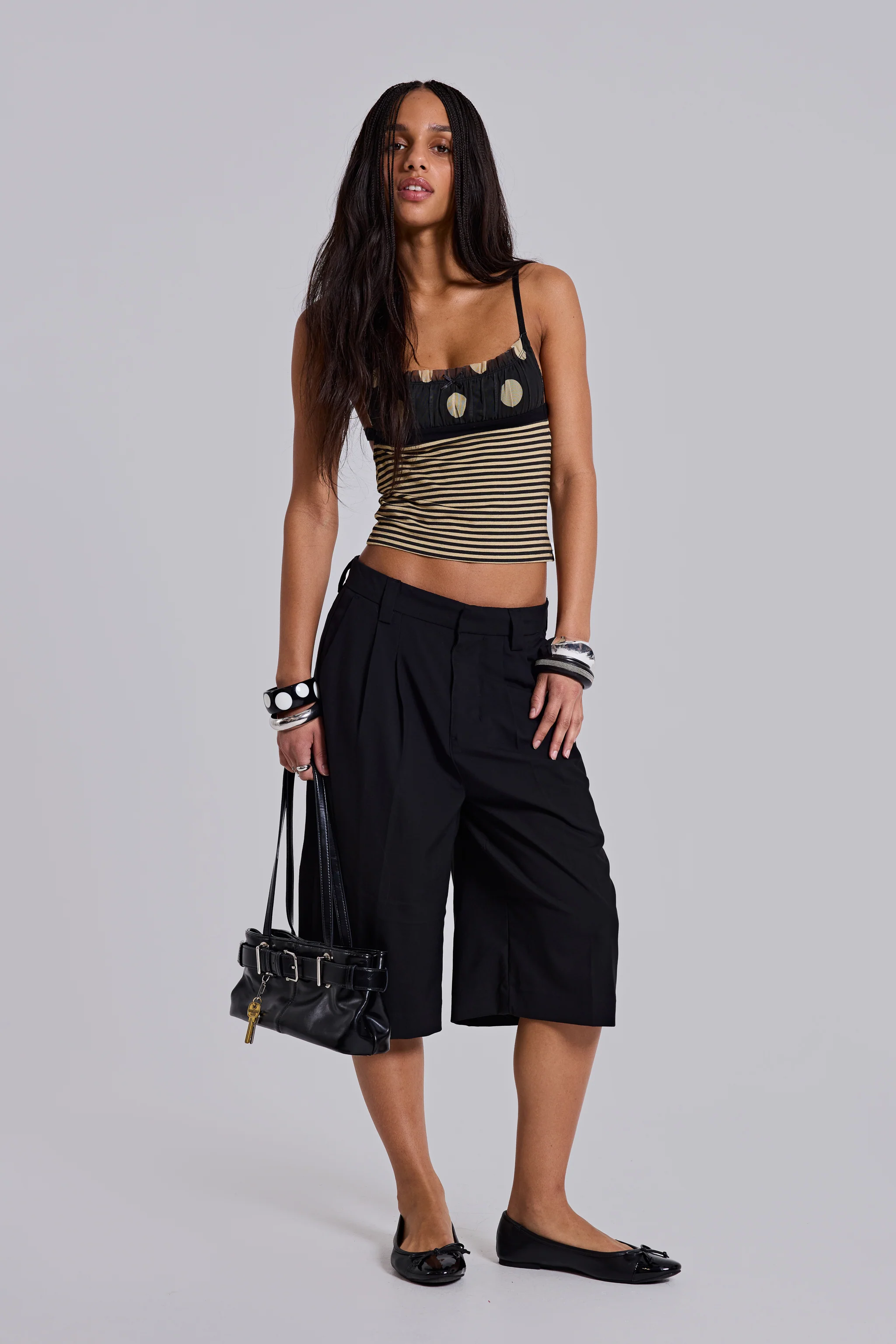 Black Goliath Tailored Shorts - Image 3