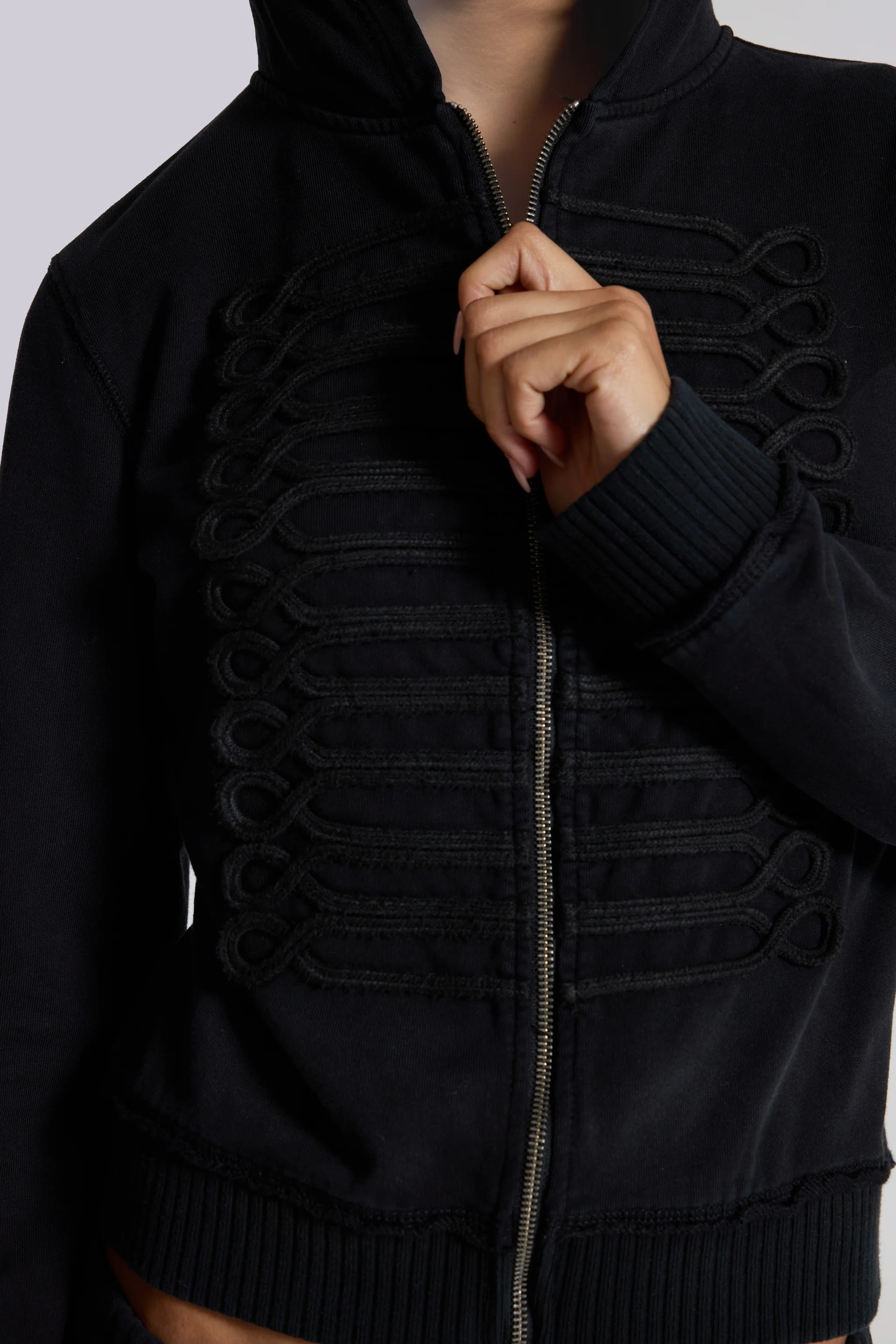 Black Military Monster Hoodie - Image 2