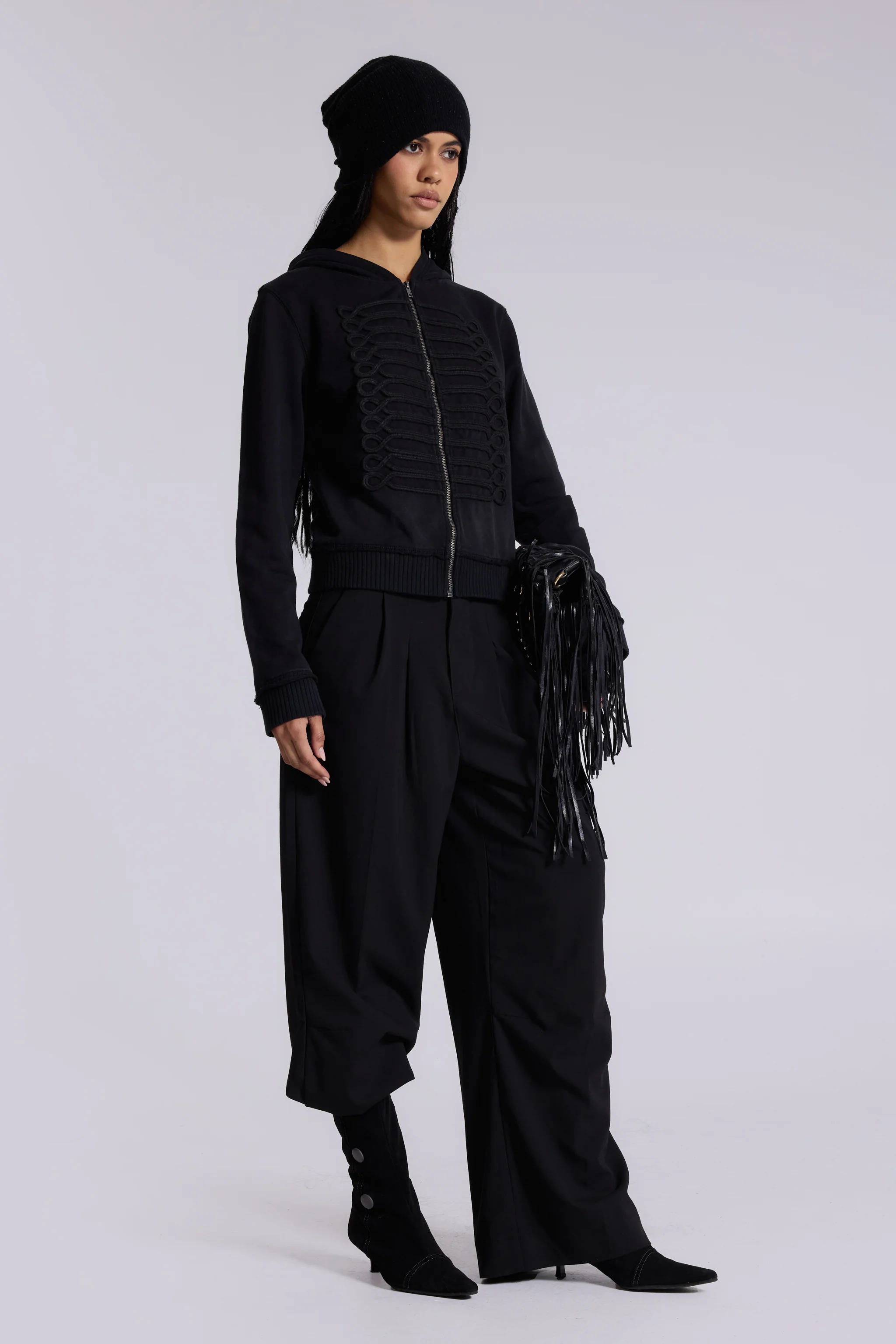 Black Military Monster Hoodie - Image 3