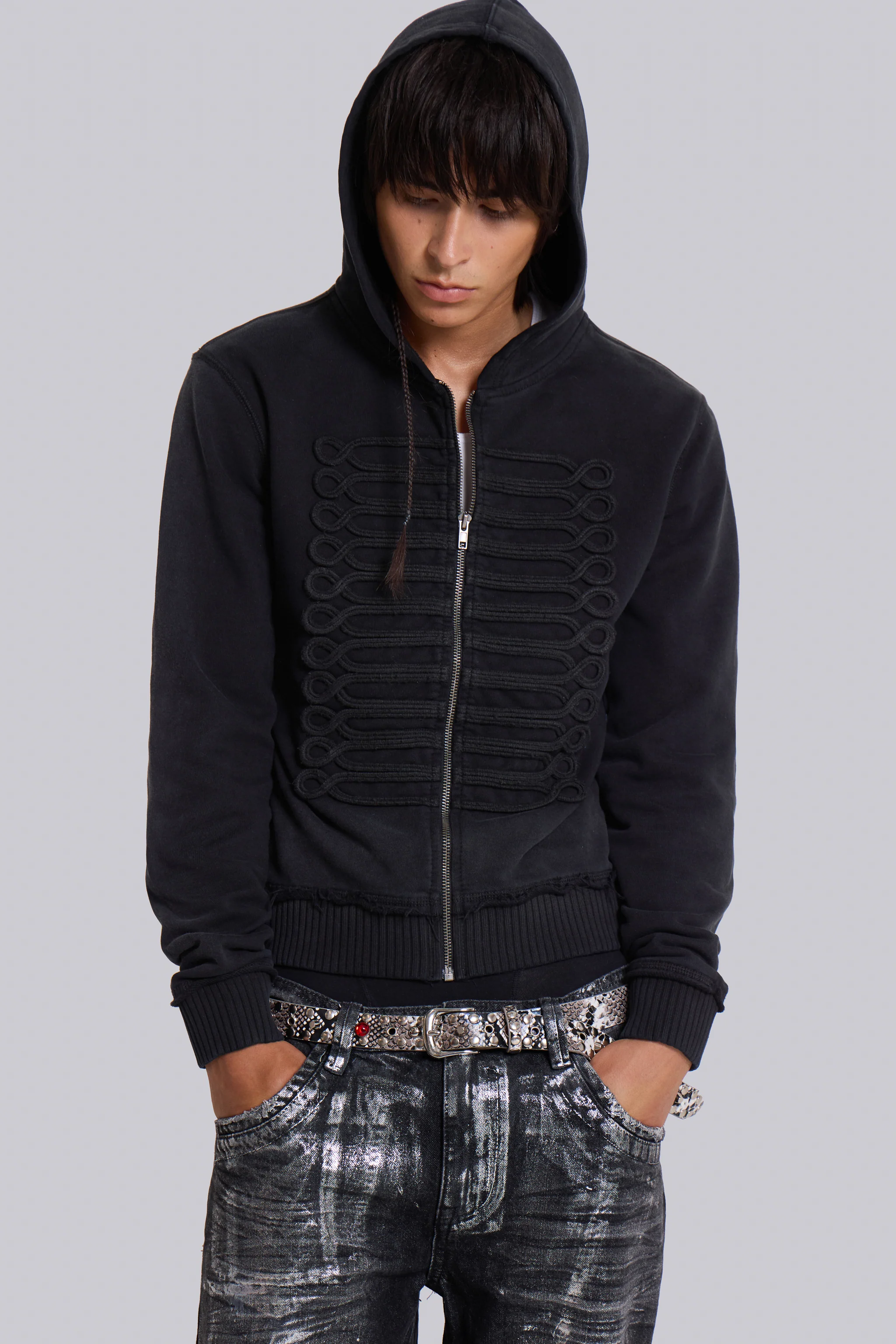 Black Military Monster Hoodie - Image 5