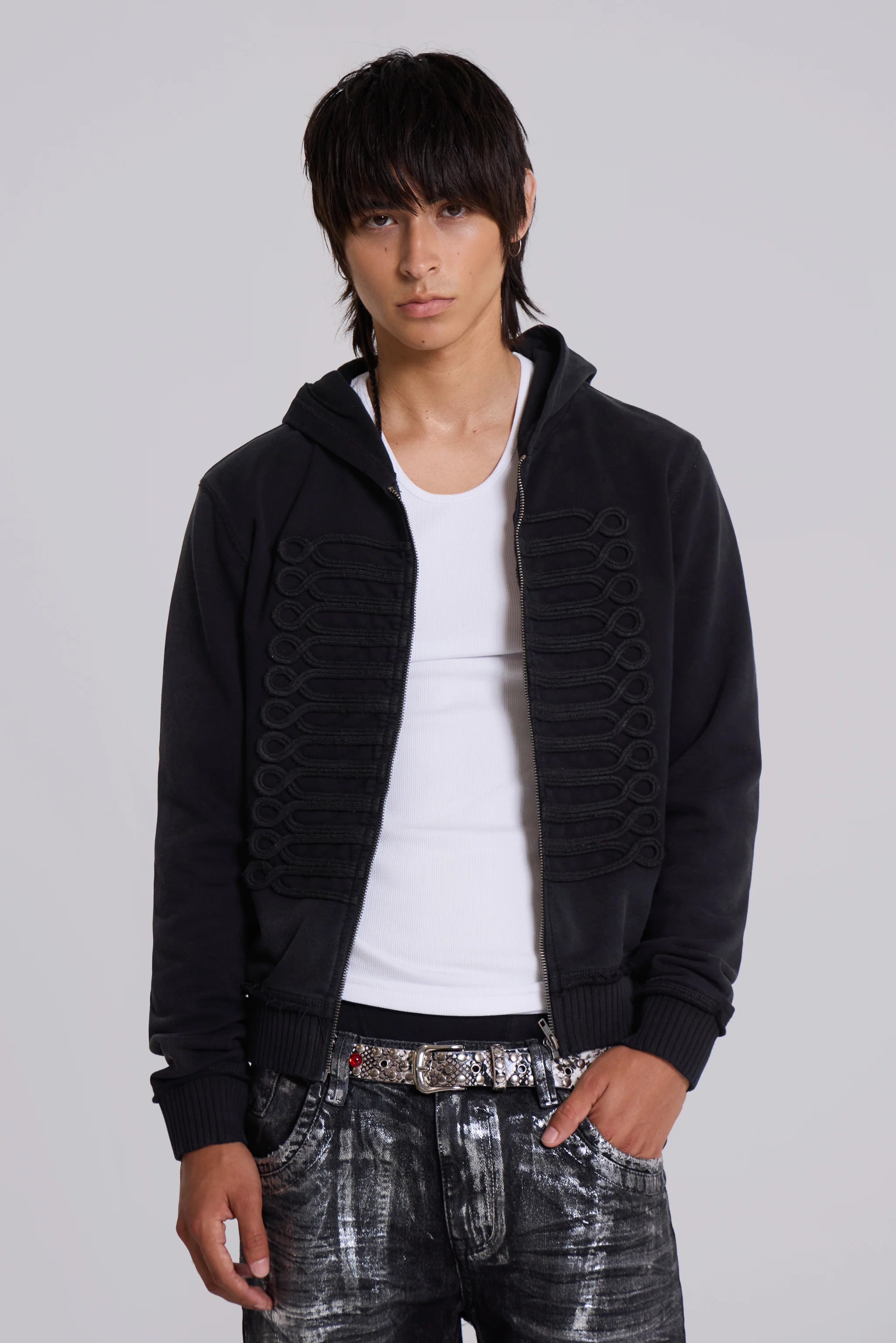 Black Military Monster Hoodie - Image 6
