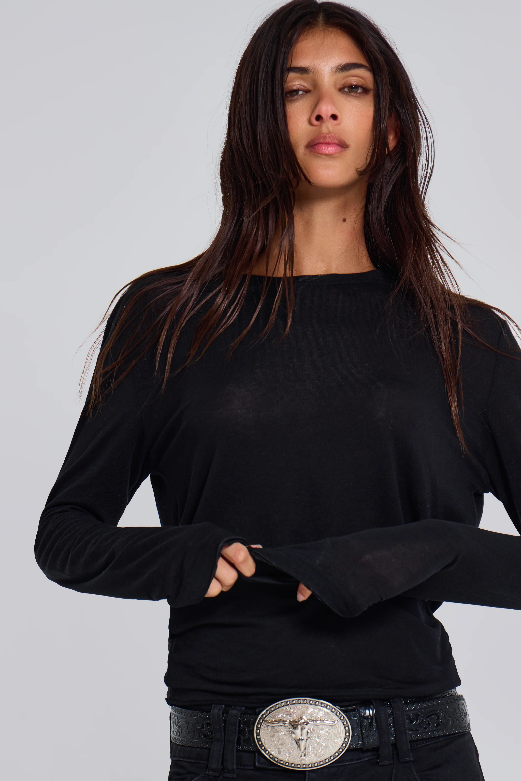 Black Mist Long Sleeve Top - Image 4