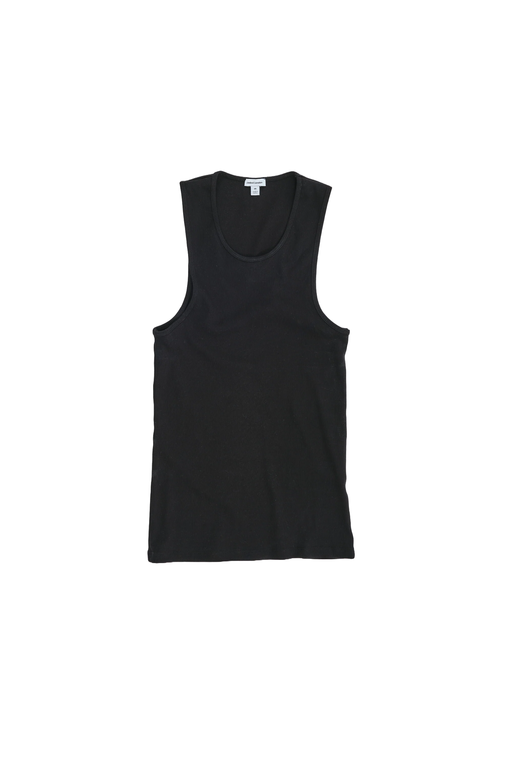 Black Rib Full Length Vest - Image 4