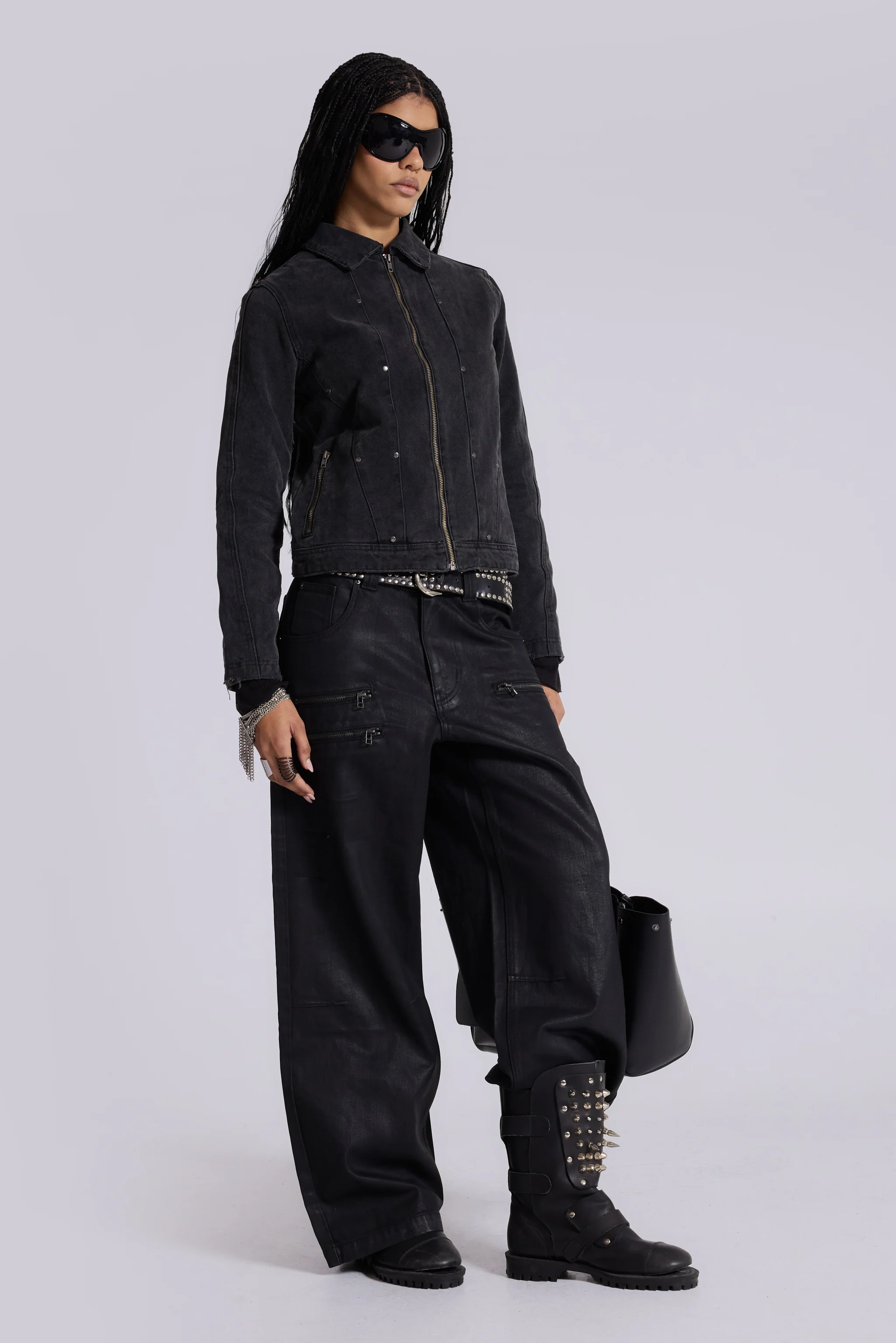 Stud Denim Jacket - Image 5