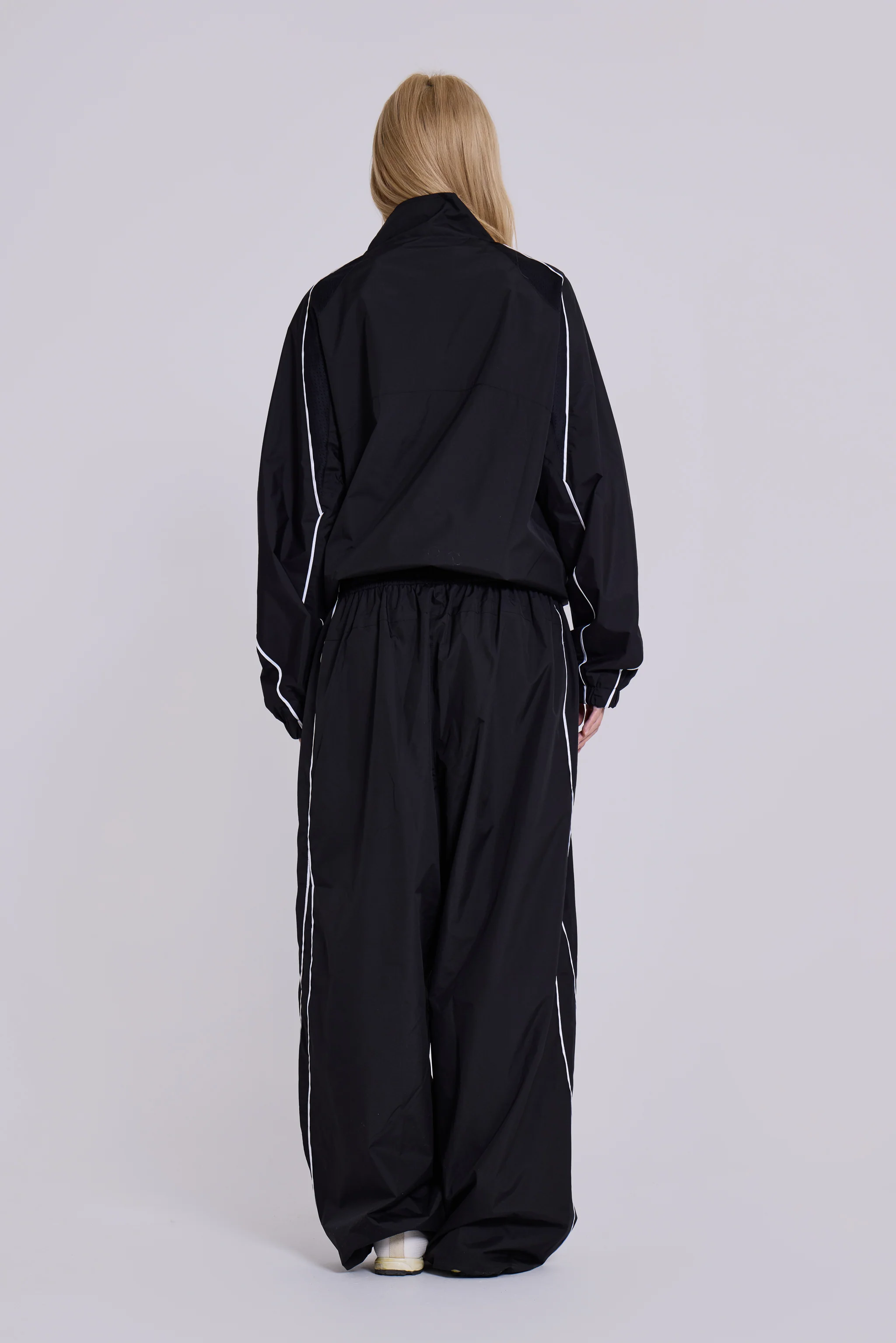 Black Vapor Tracksuit Bottoms - Image 4