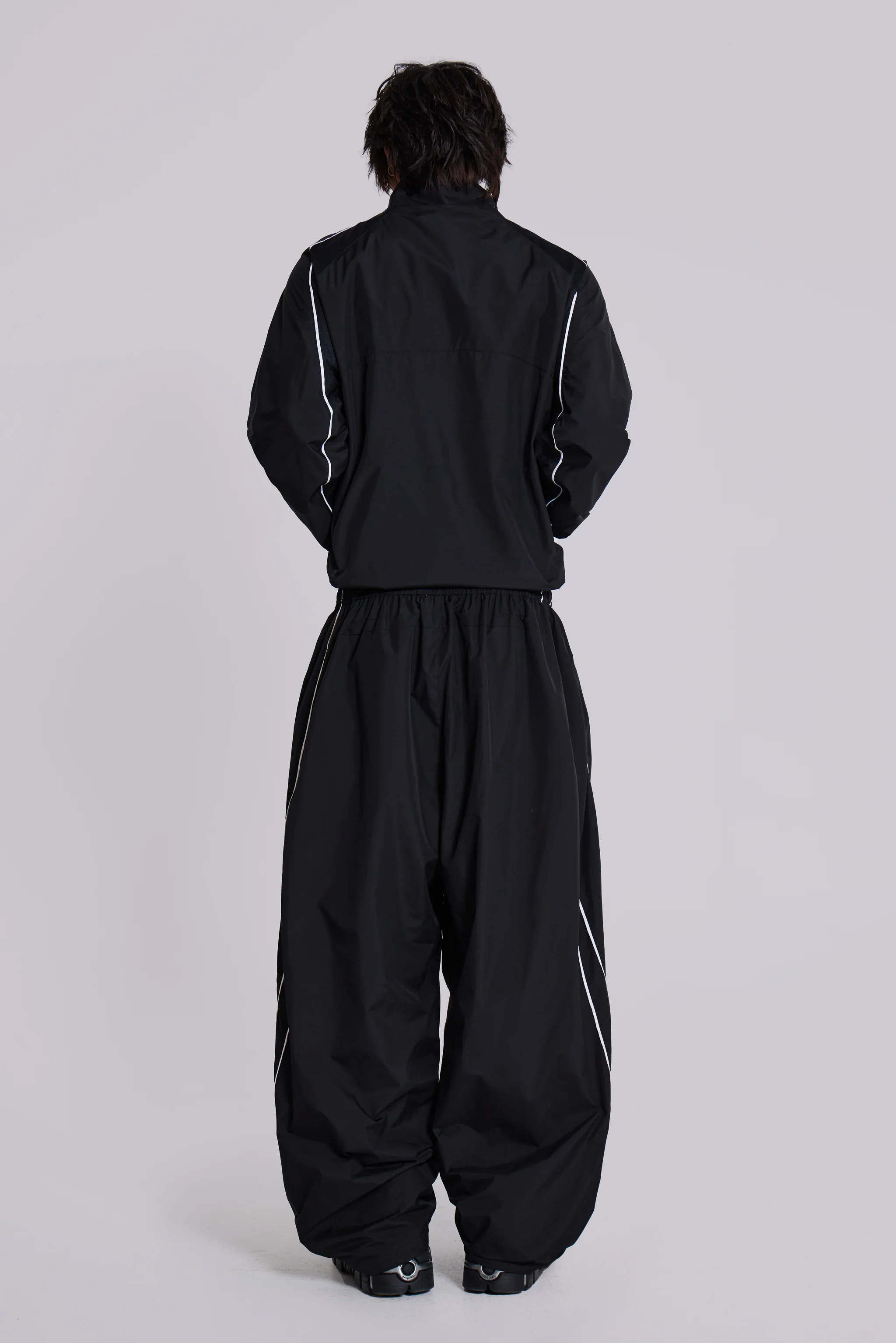 Black Vapor Tracksuit Top - Image 8