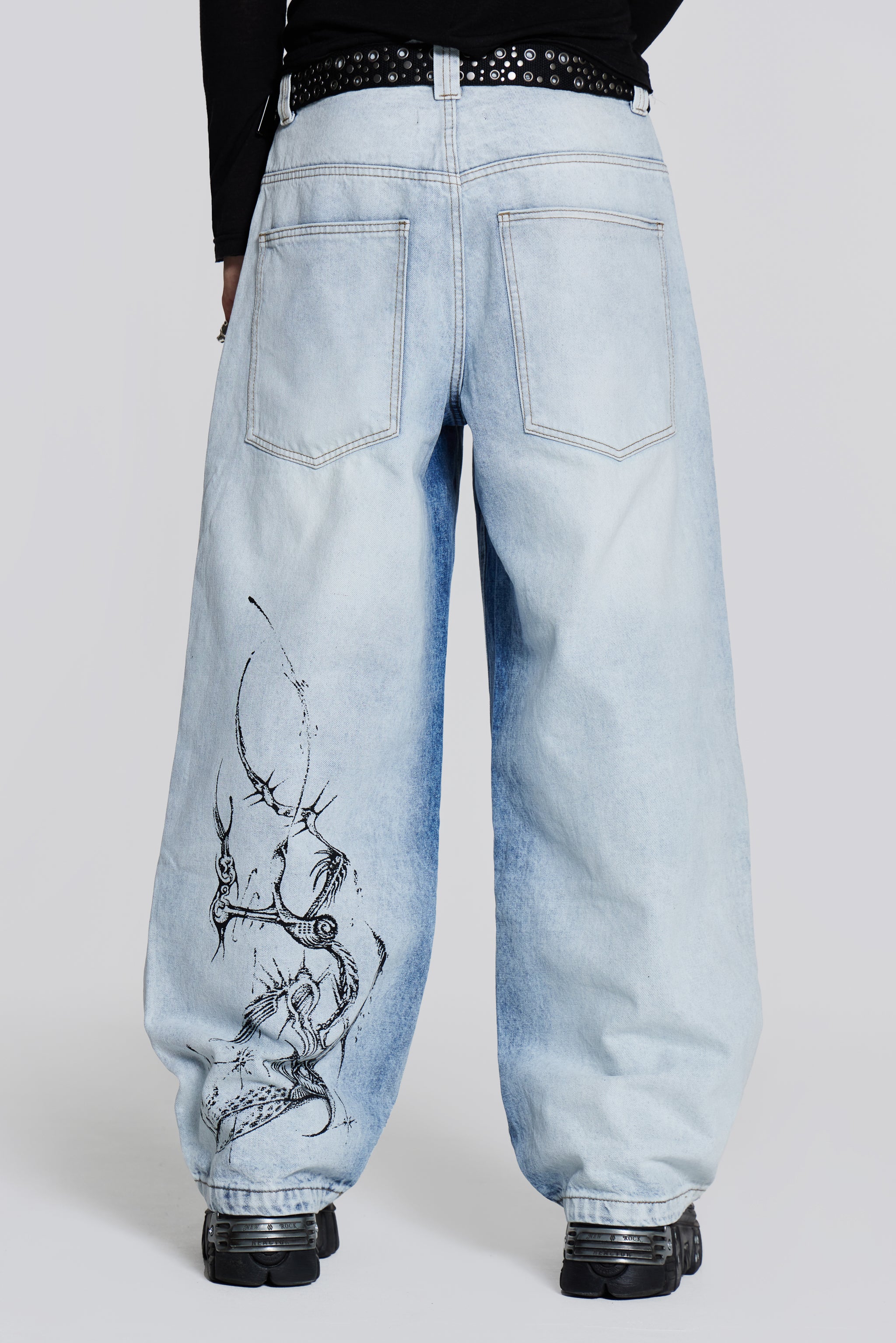 Blue Decal Colossus Jeans - Image 2