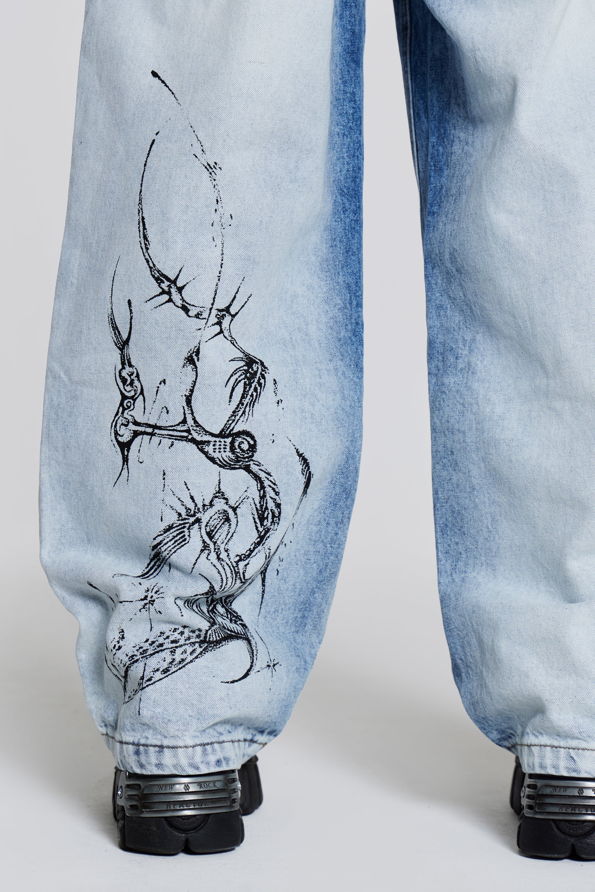 Blue Decal Colossus Jeans - Image 4