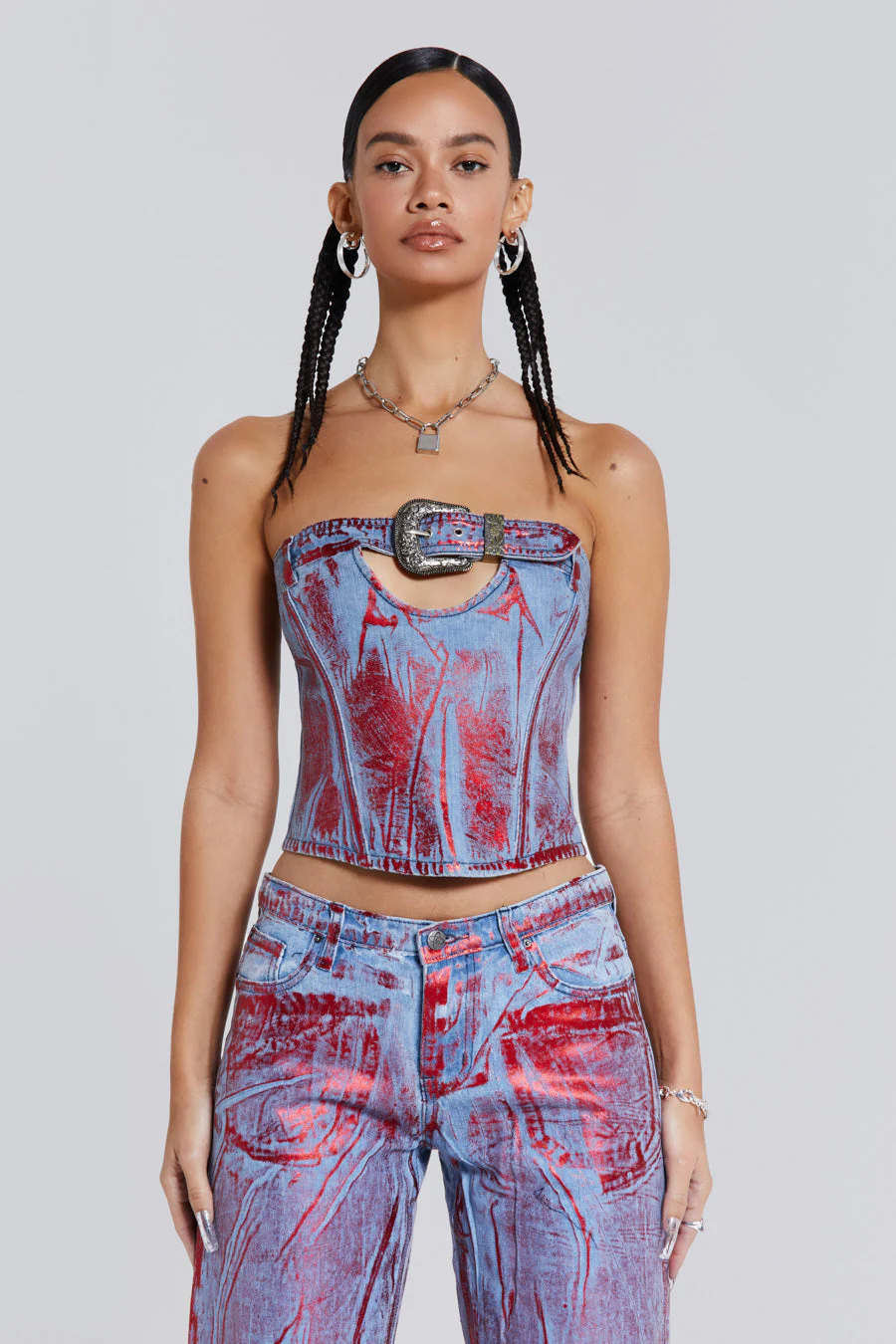 Midtown Metallic Corset - Image 4