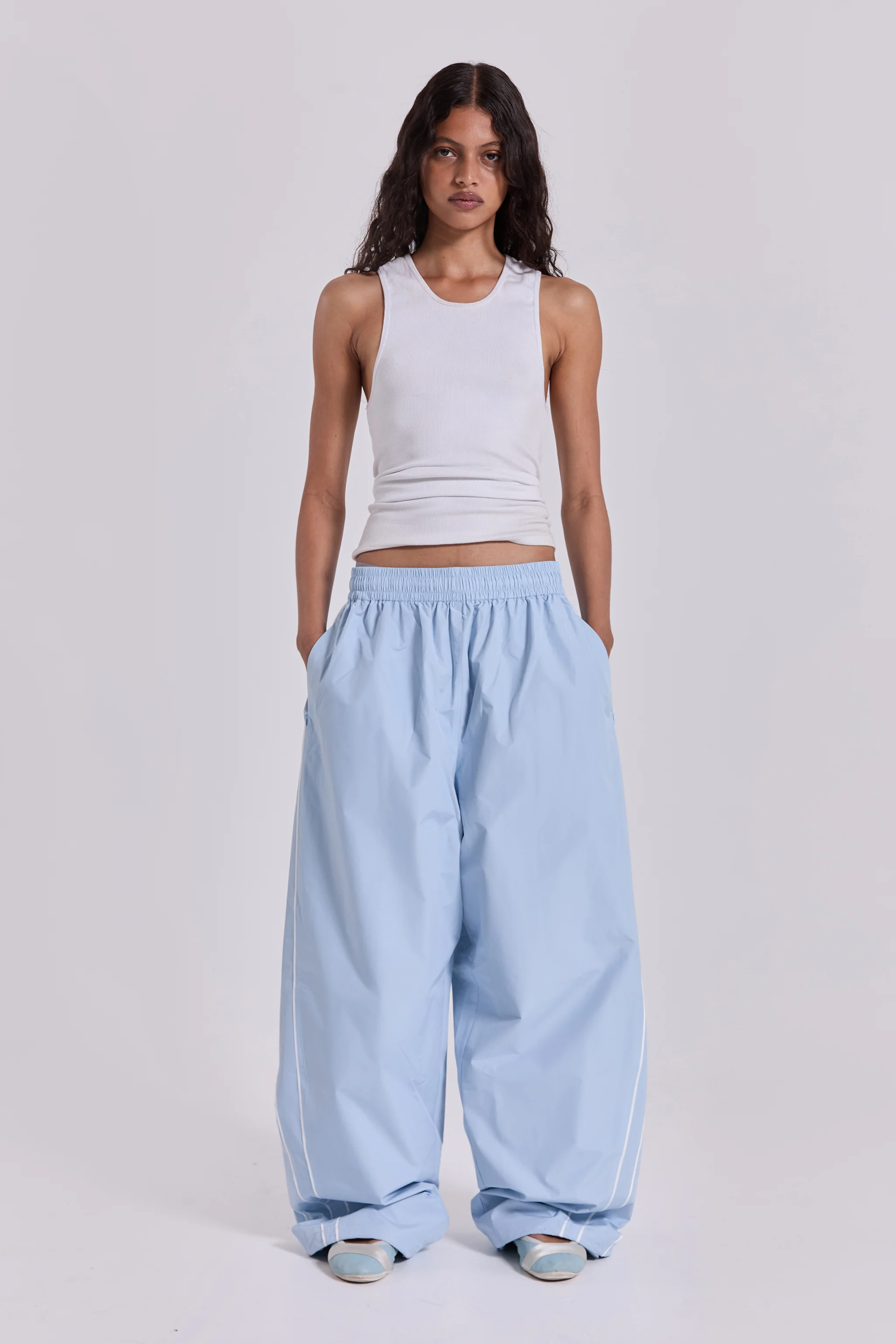 Blue Vapor Tracksuit Bottoms - Image 3