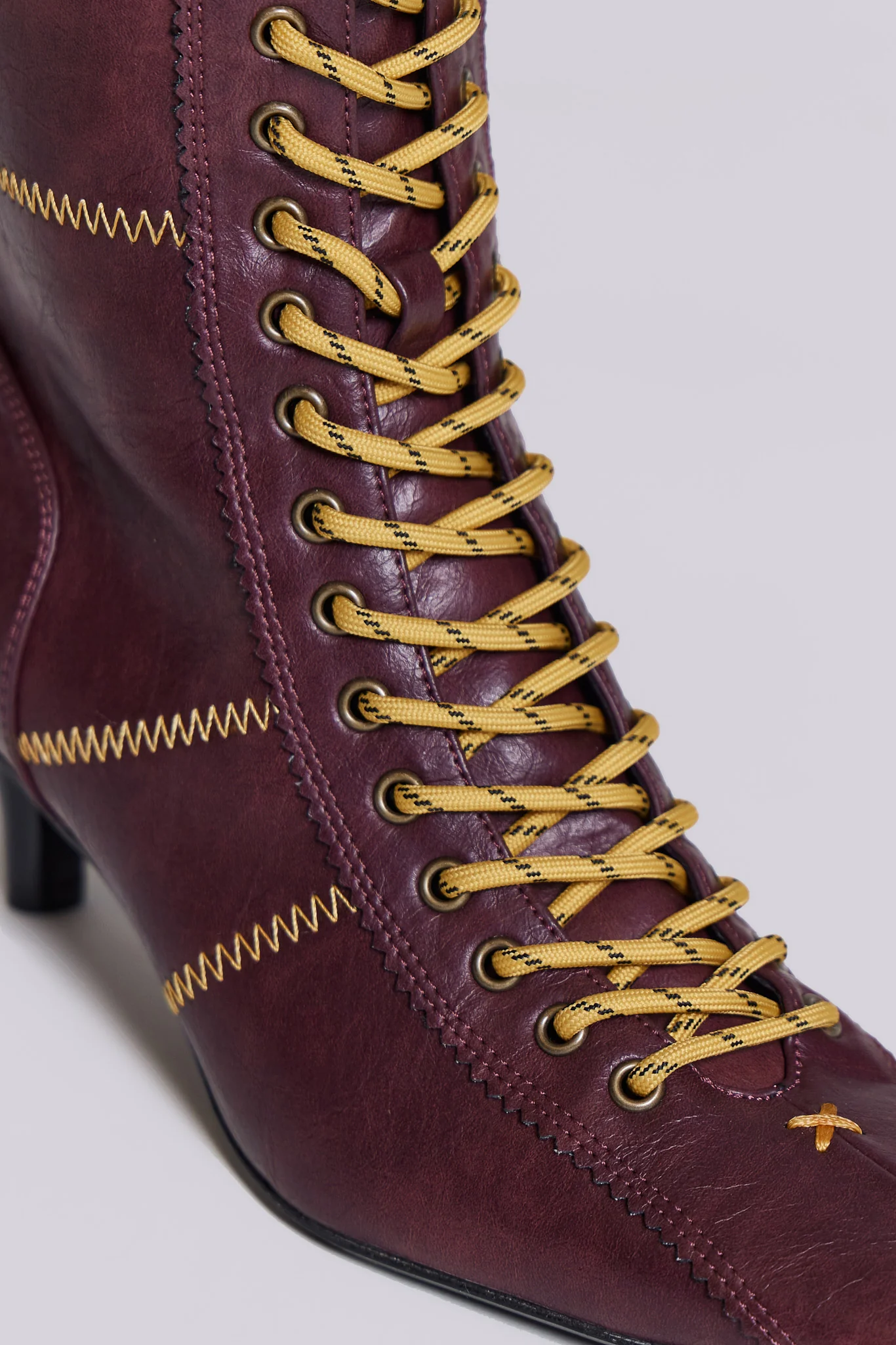 Burgundy Brooke Boxing Boot - Image 7