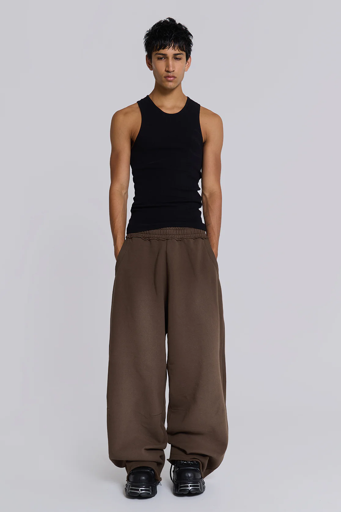 Brown Baggy Monster Joggers - Image 3
