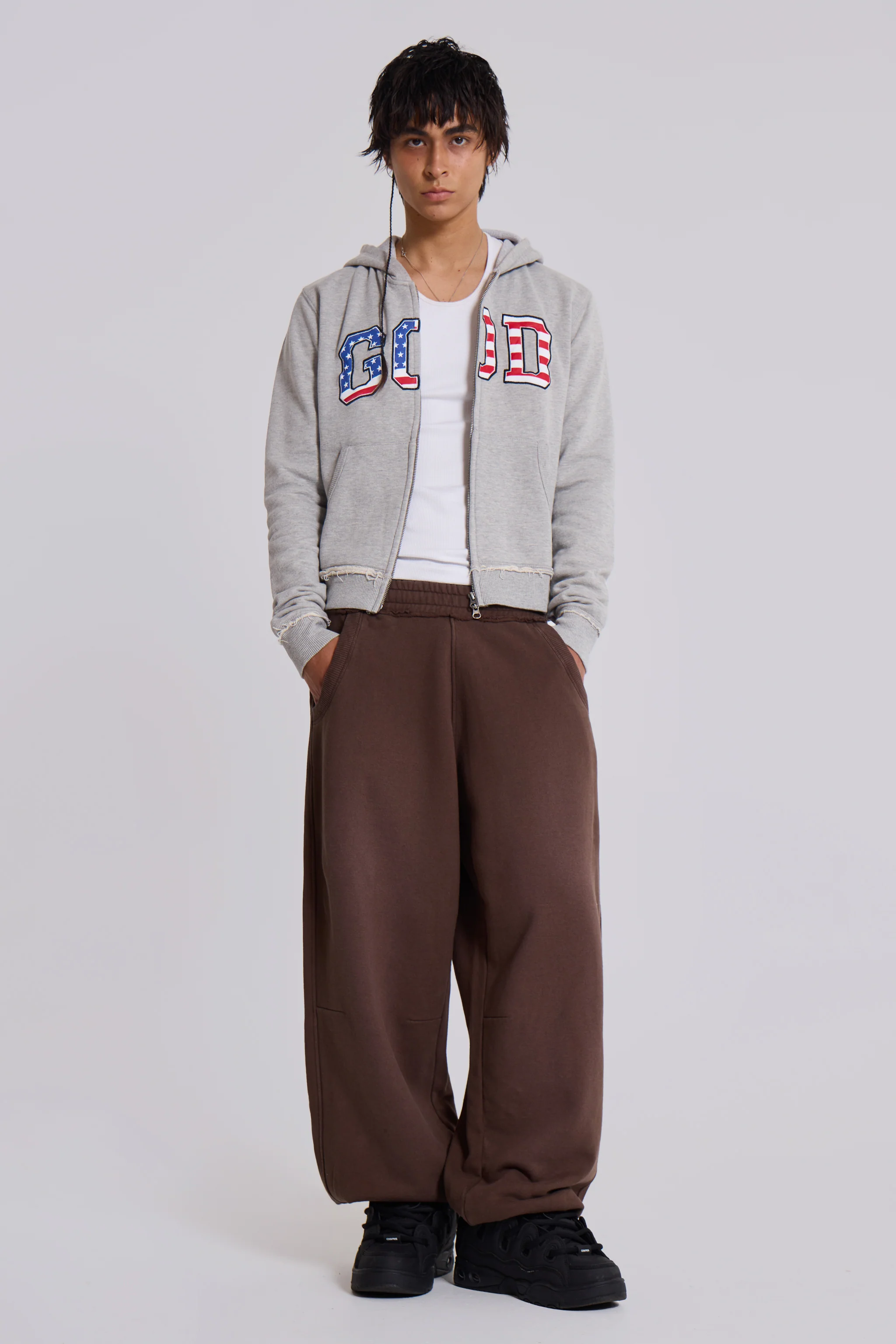 Brown Baggy Monster Joggers - Image 8