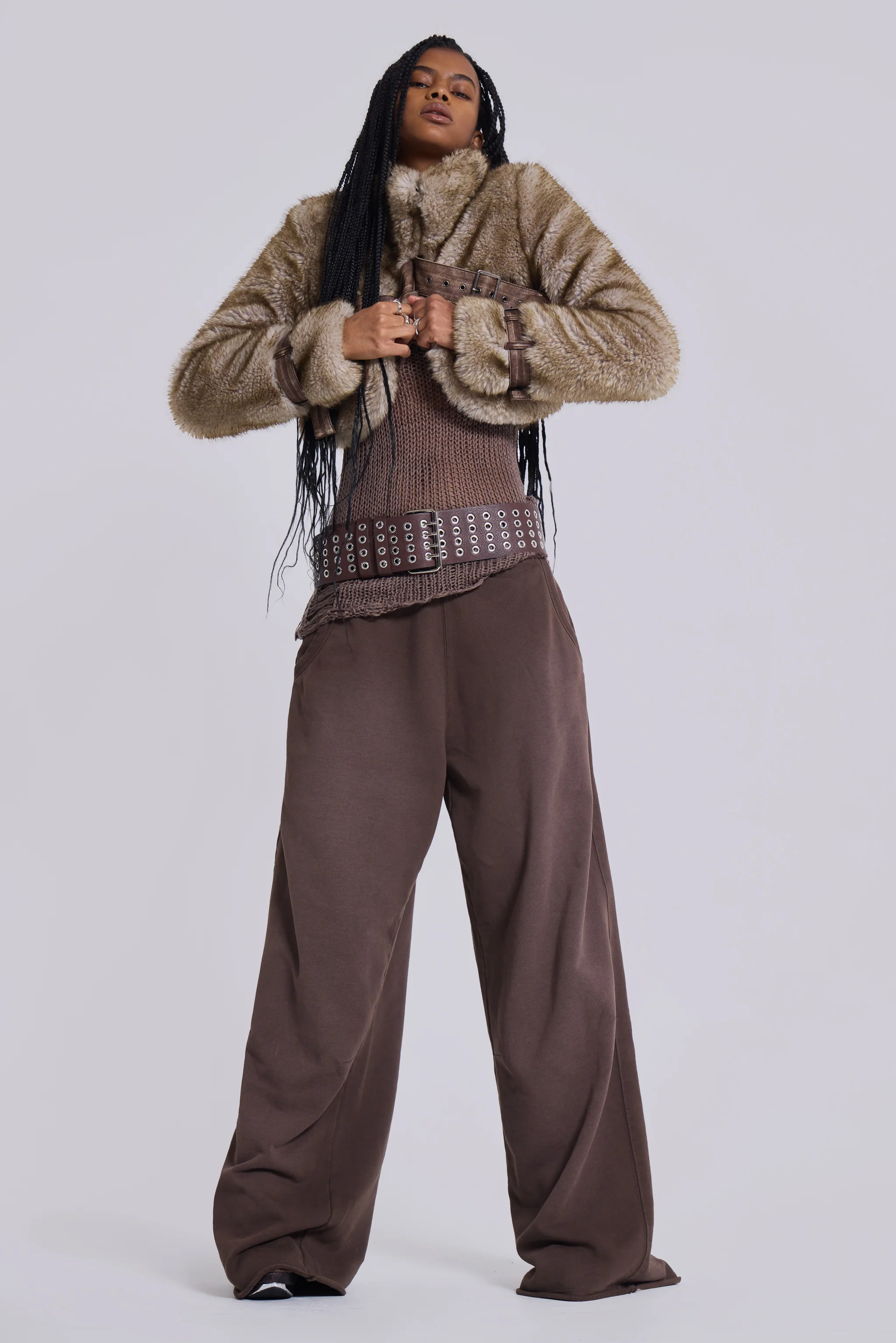 Brown Baggy Monster Joggers - Image 10
