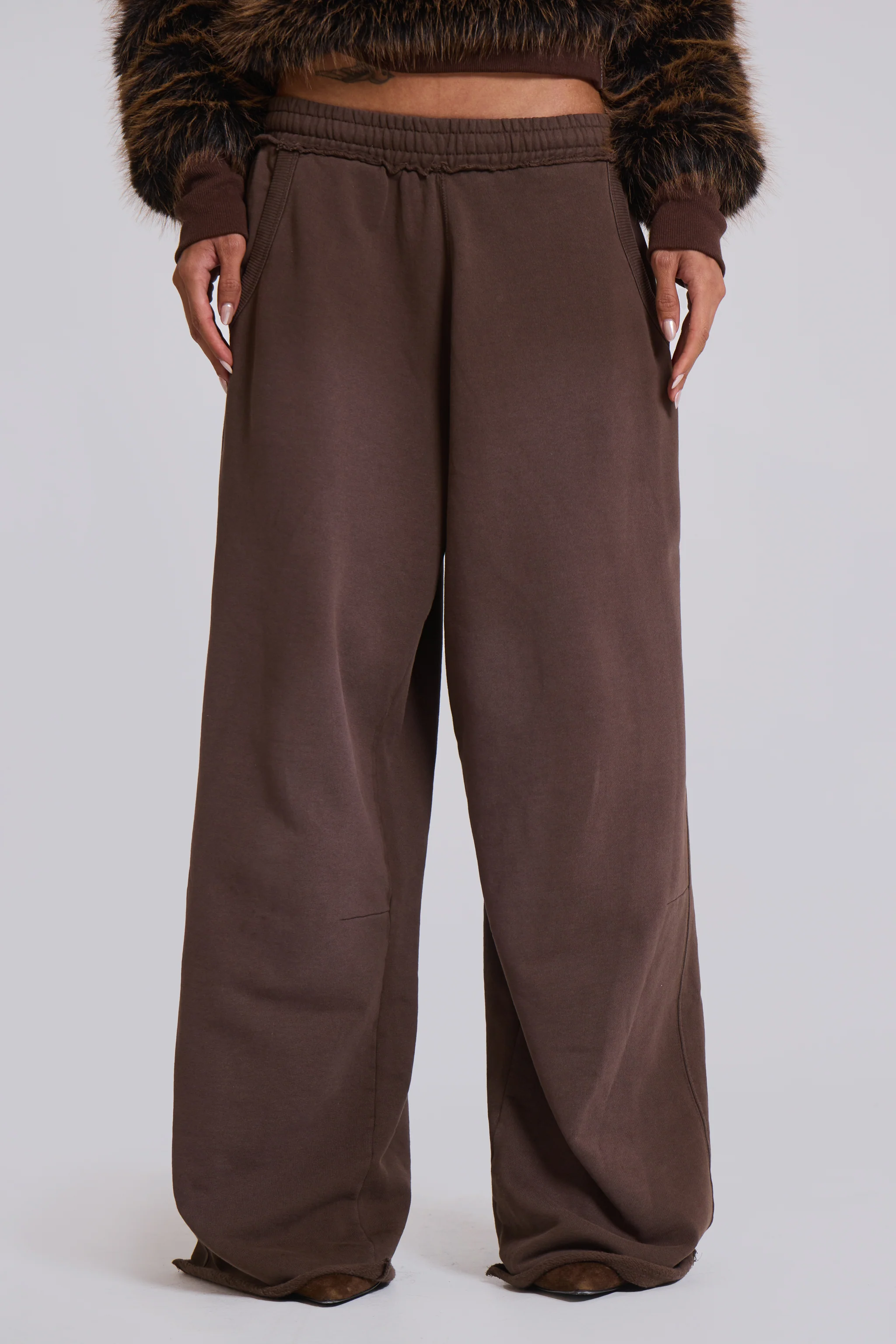 Brown Baggy Monster Joggers - Image 3