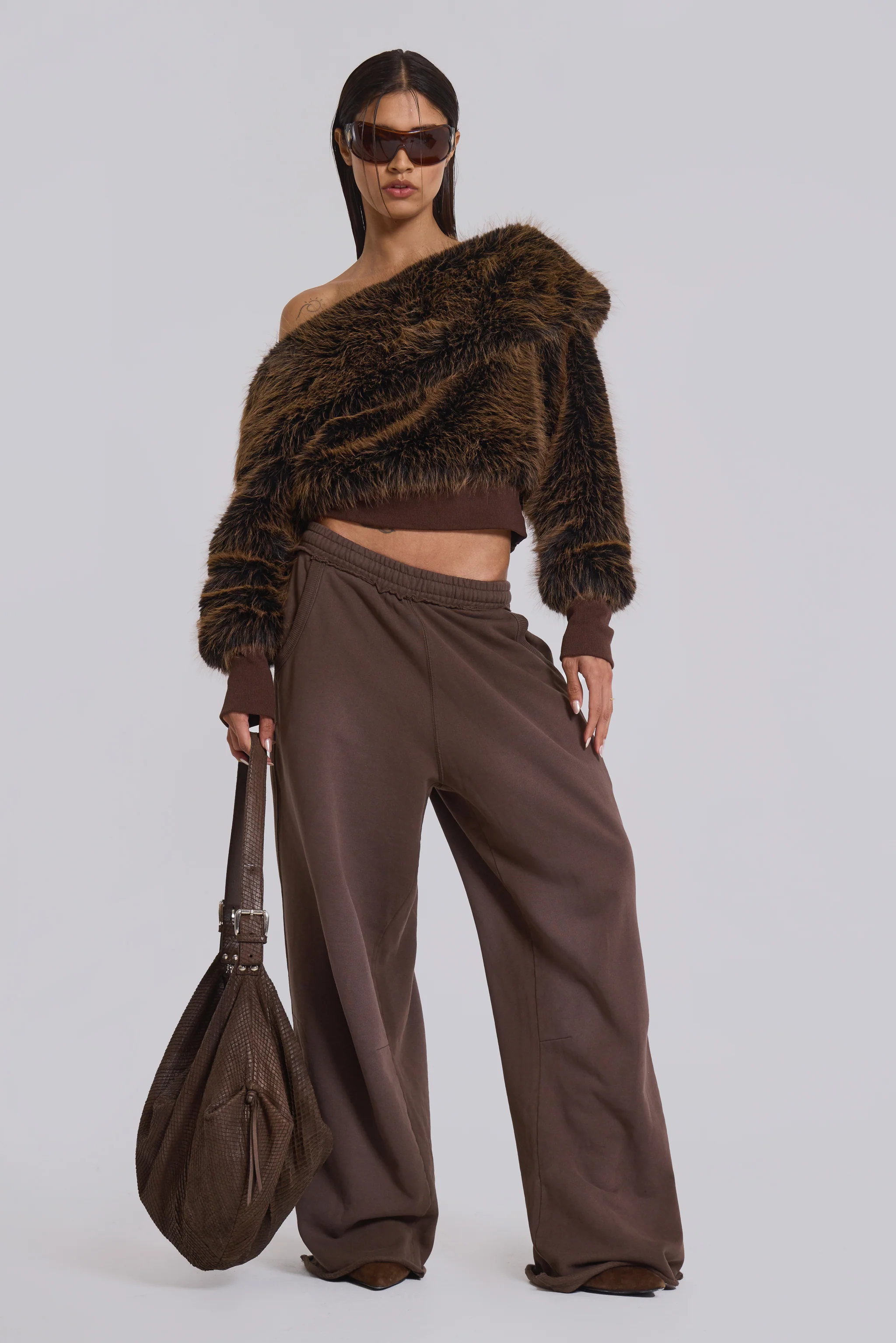 Brown Baggy Monster Joggers - Image 5