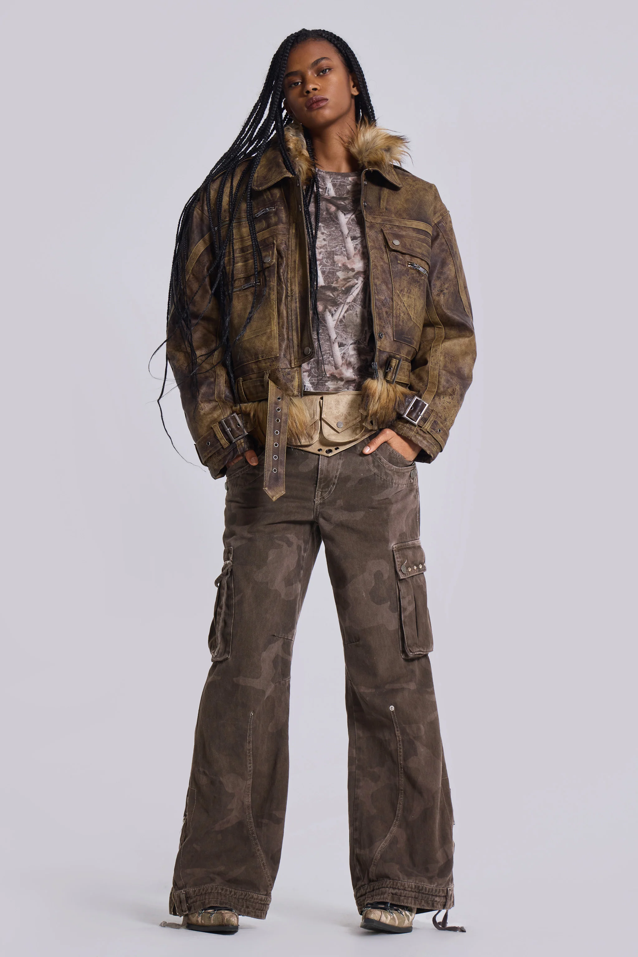 Brown Trooper Camo Cargo Pant - Image 13