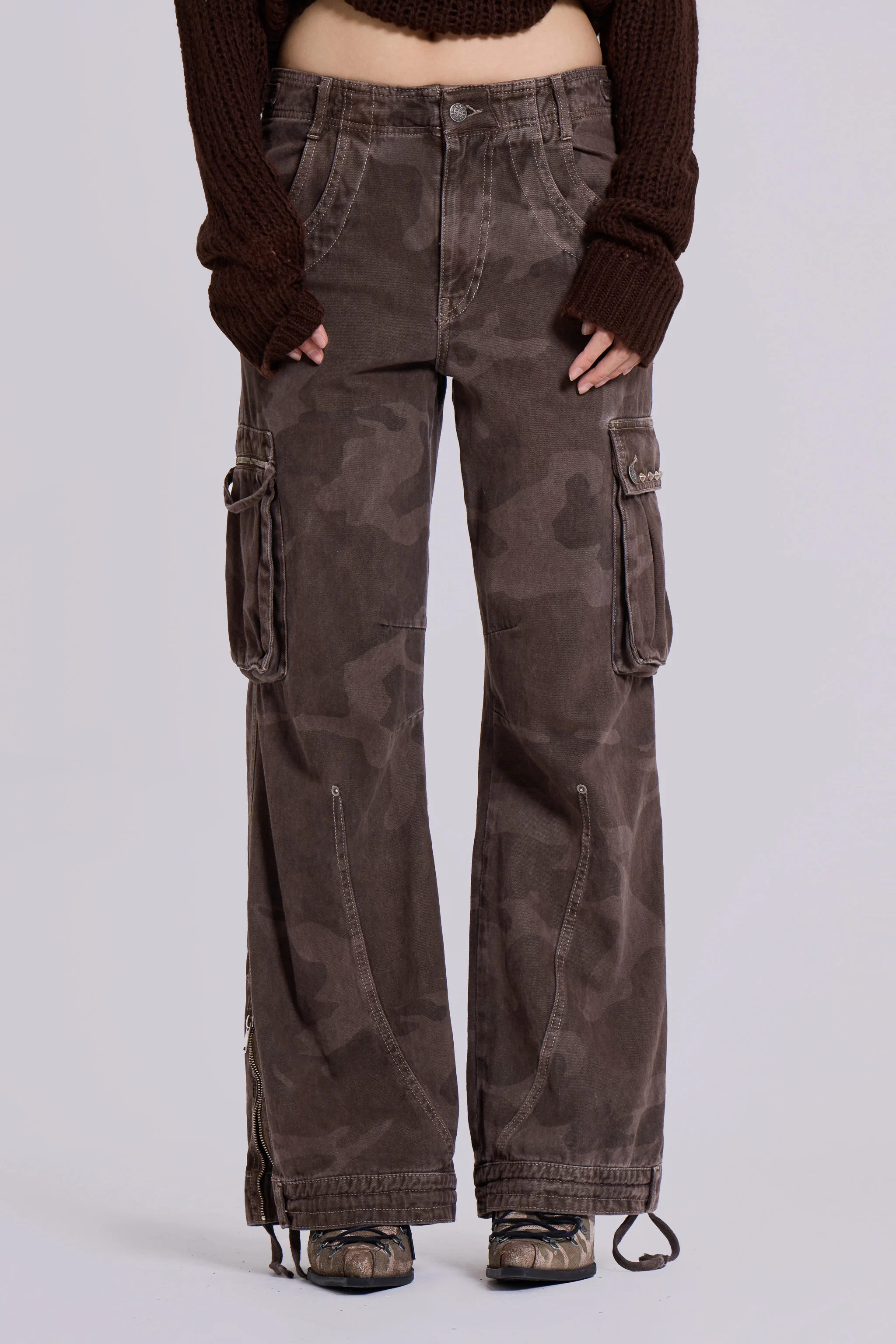 Brown Trooper Camo Cargo Pant - Image 2