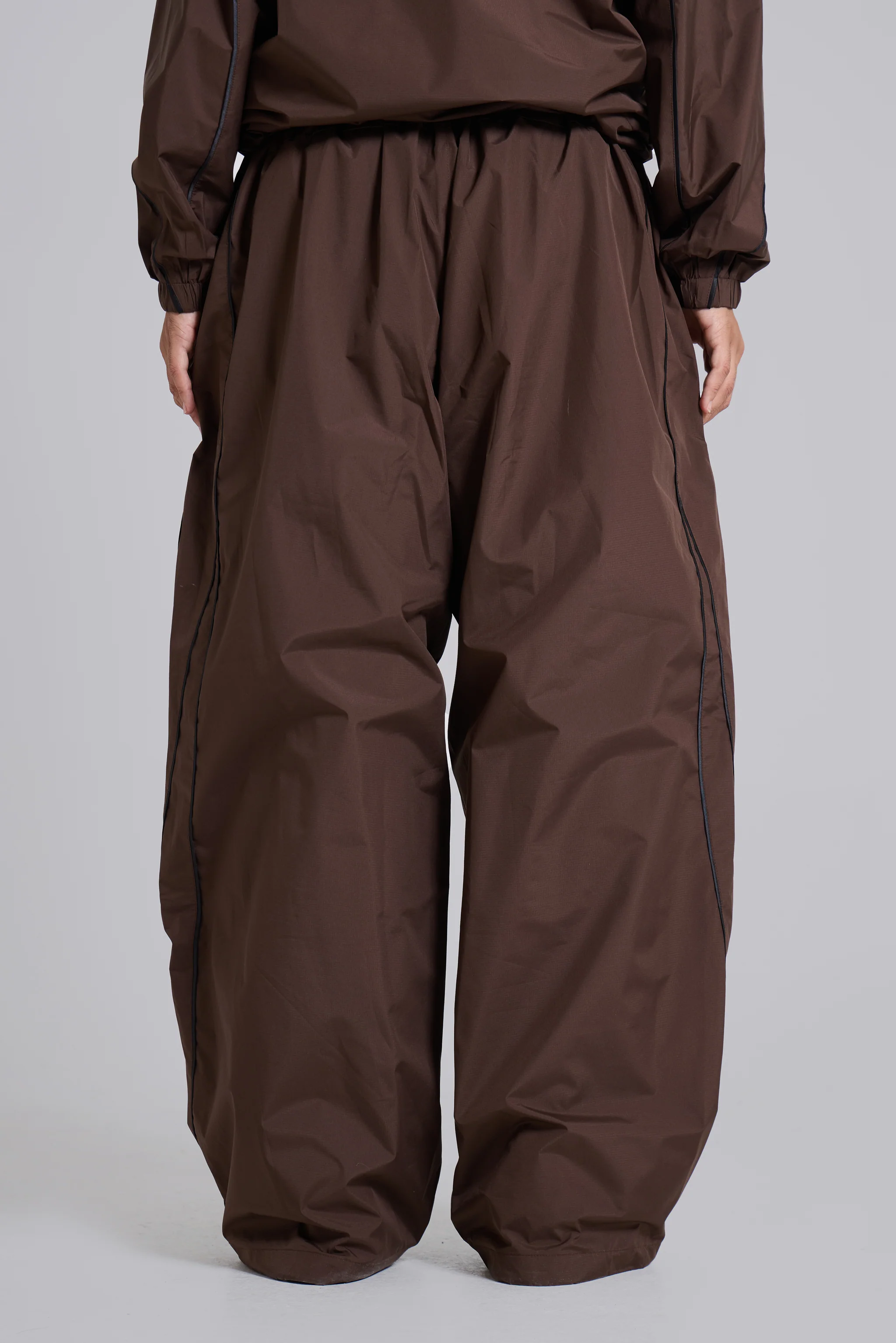 Brown Vapor Tracksuit Bottoms - Image 6