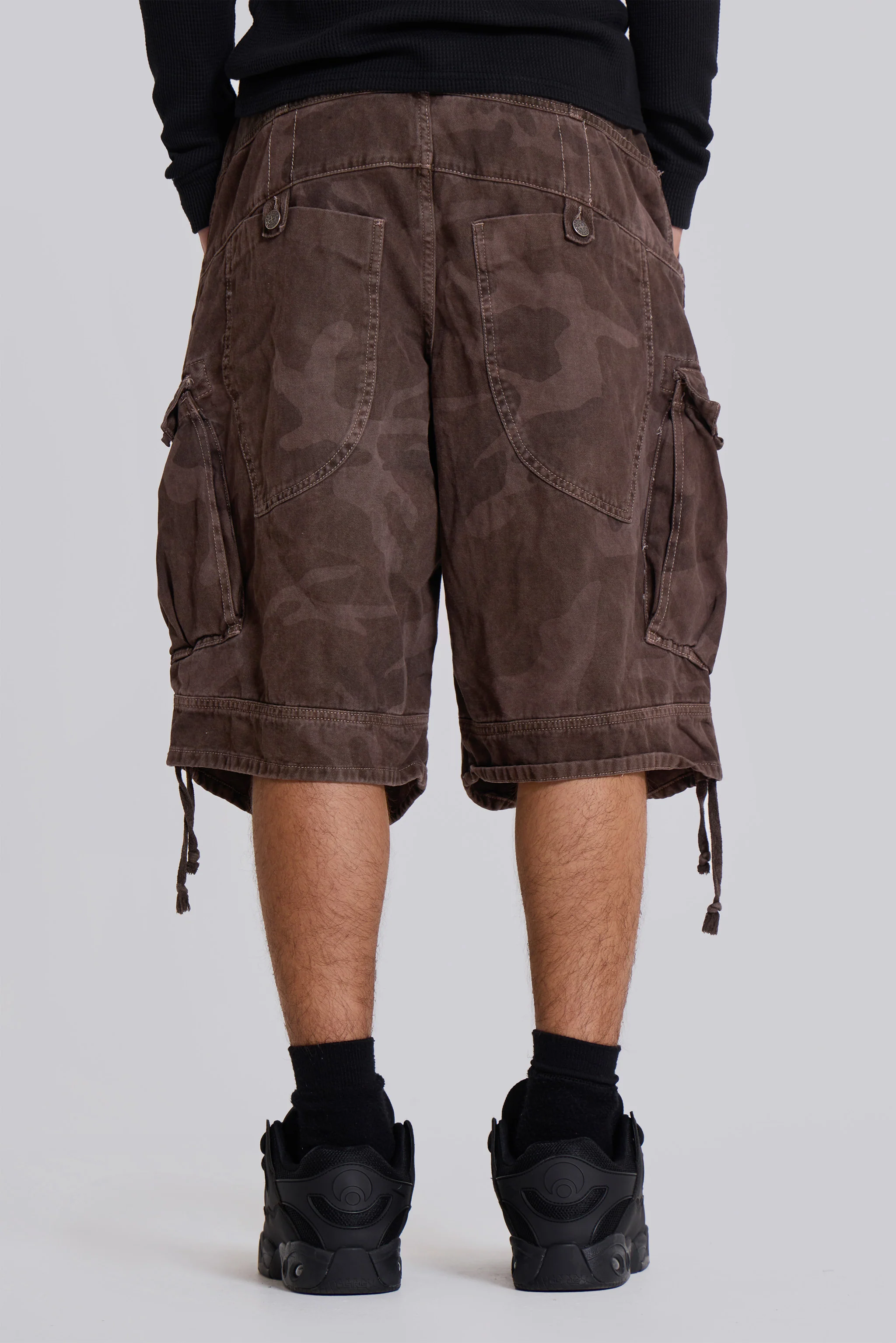 Cadet Brown Camo Baggy Shorts - Image 5