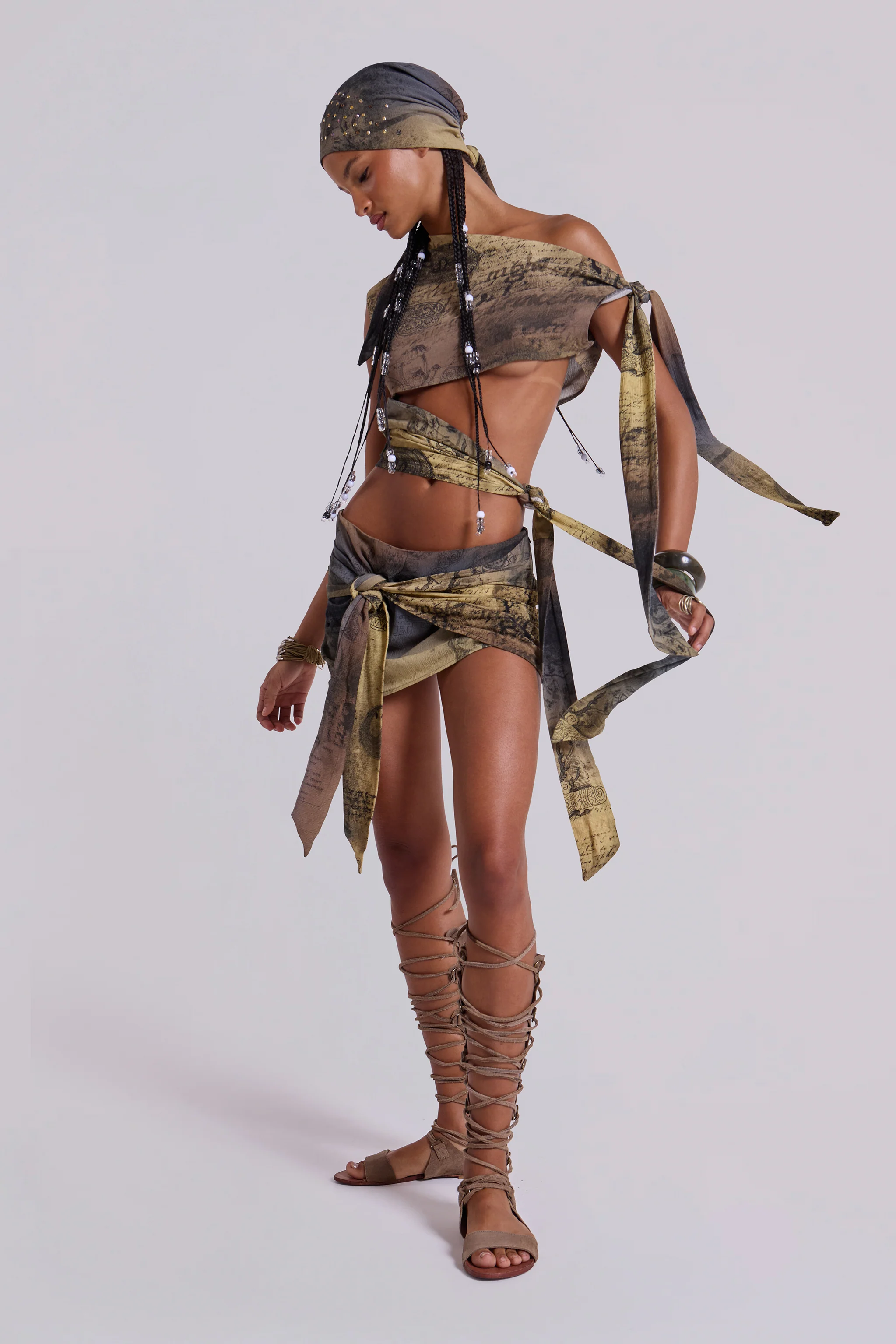 Calia Asymmetric Mini Skirt - Image 6