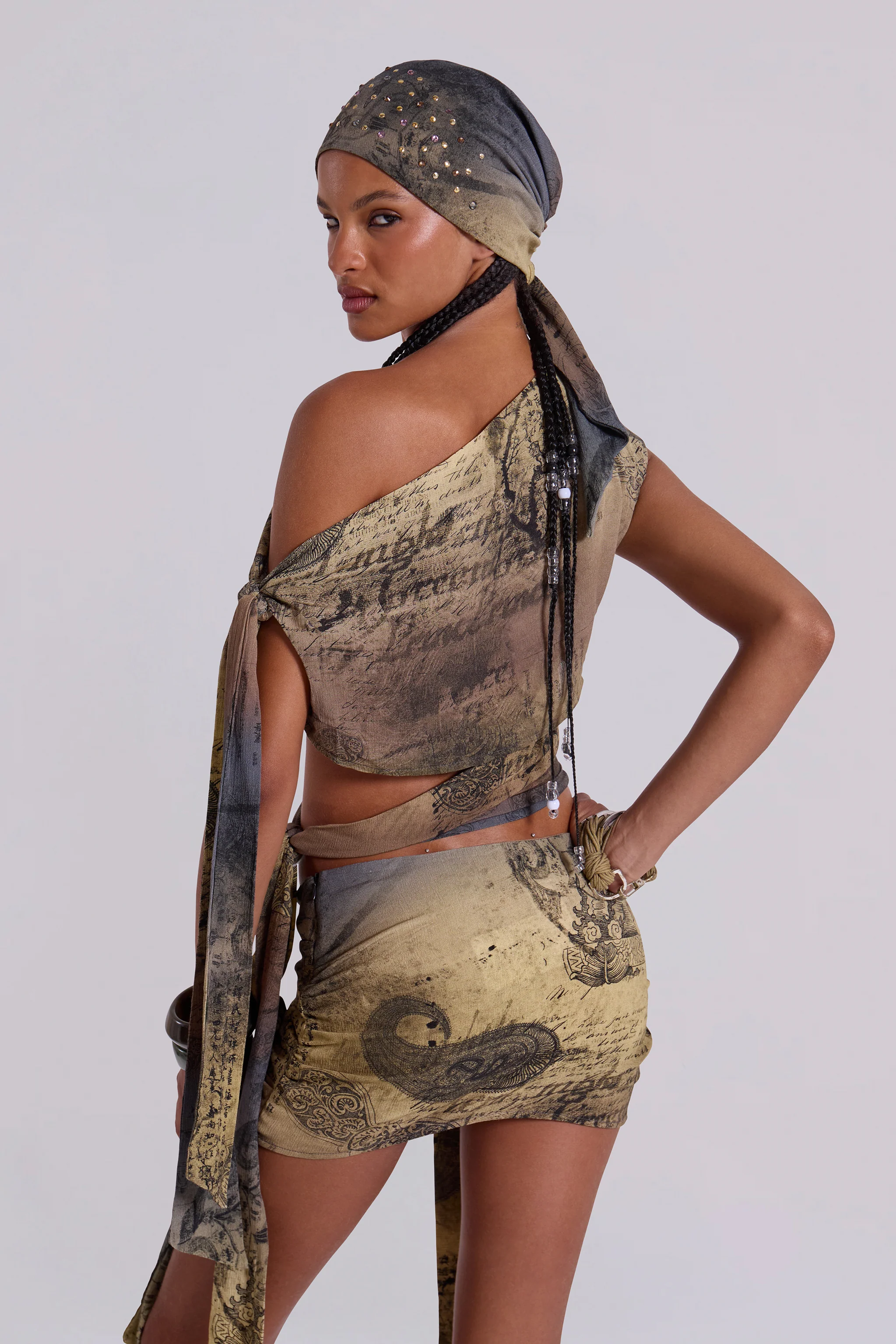 Calia Asymmetric Mini Skirt - Image 9