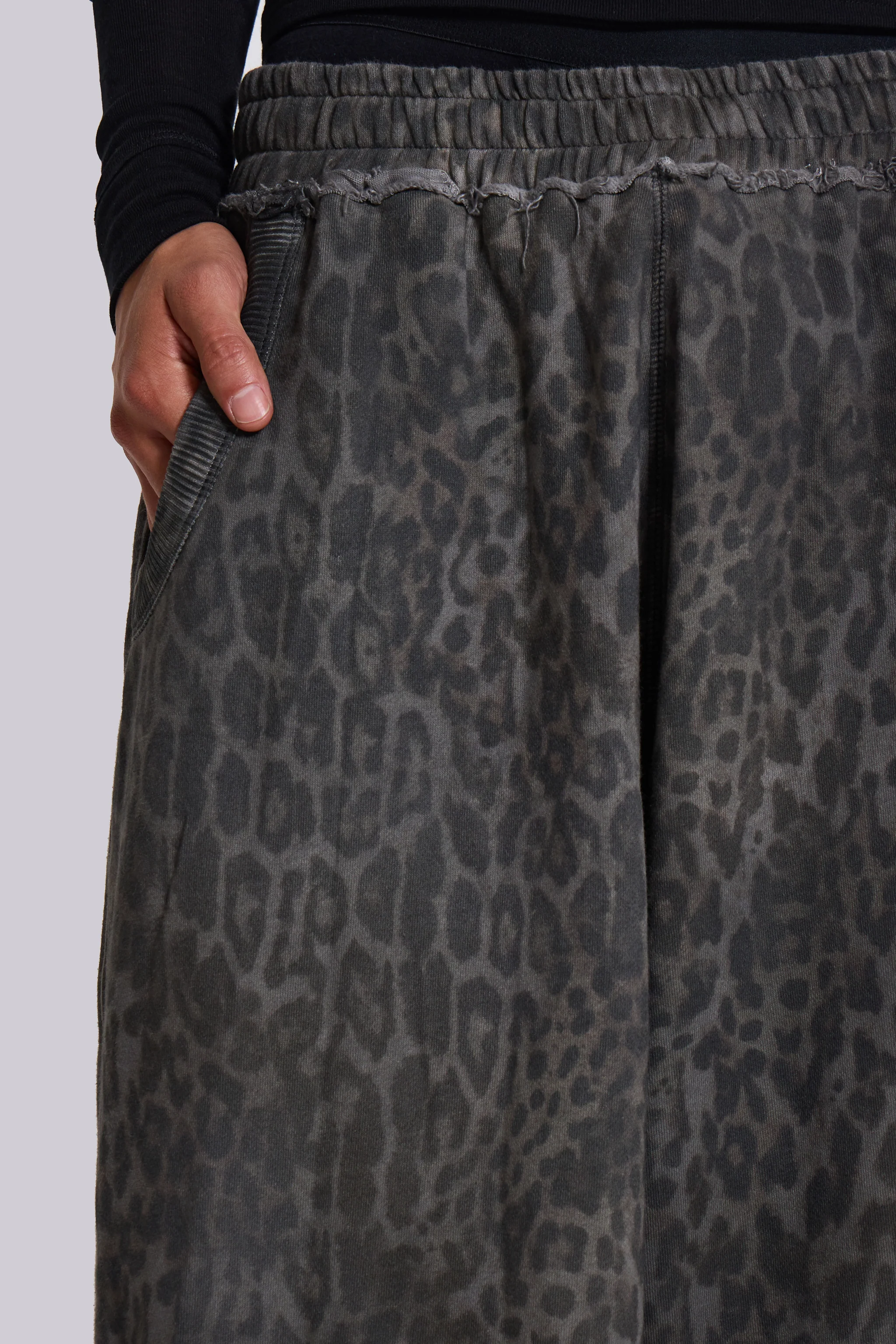 Charcoal Leopard Monster Joggers - Image 5