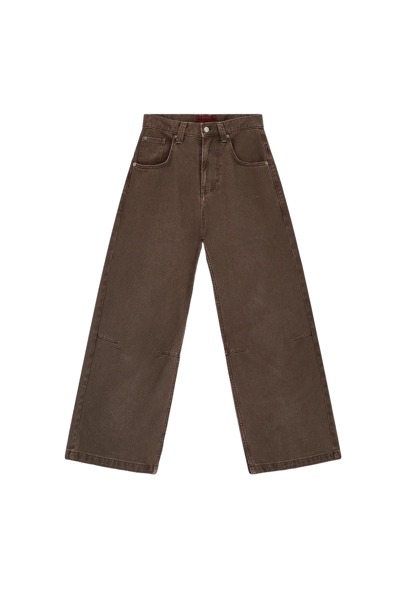 Washed Brown Colossus Jeans - Image 7