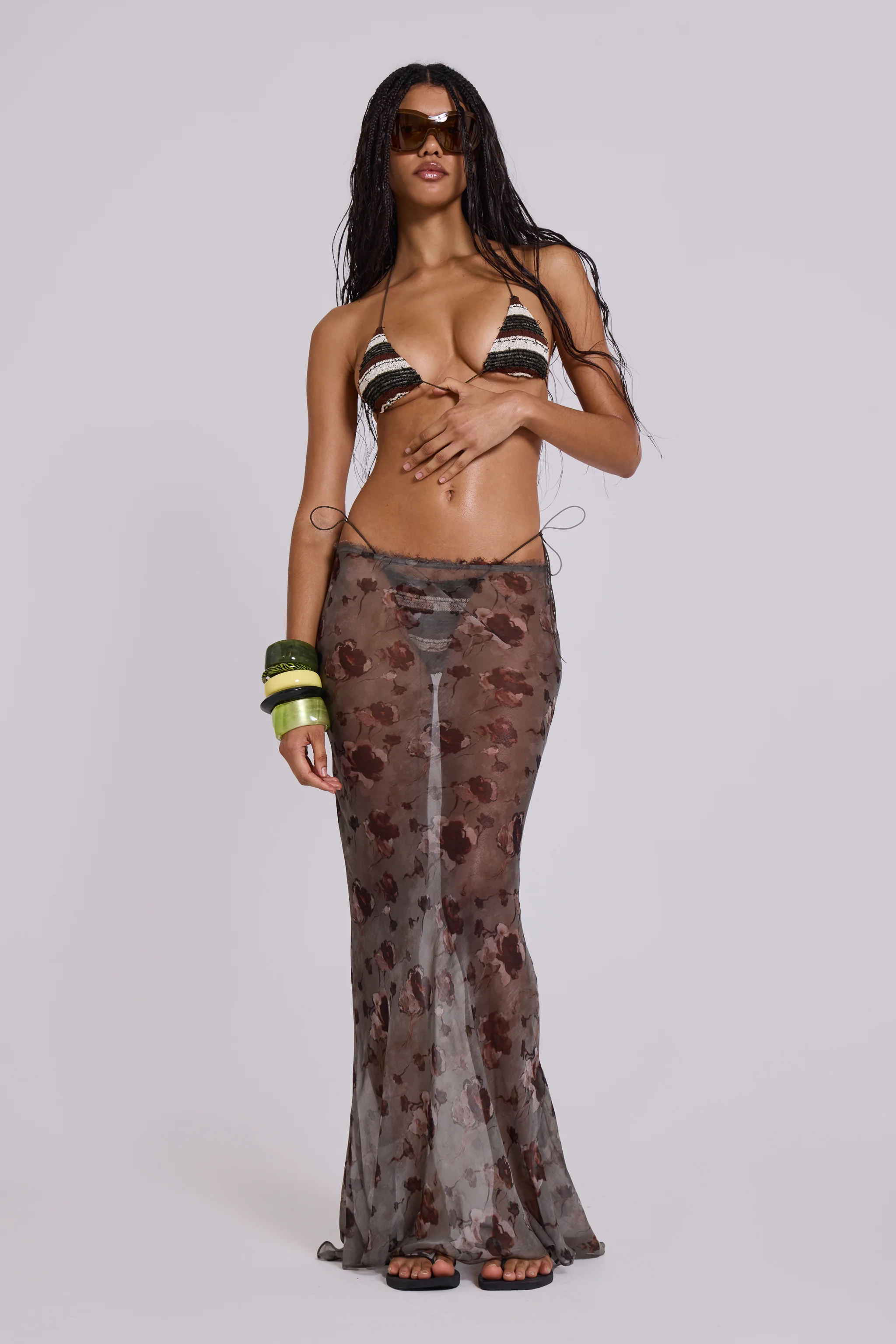 Cibele Chiffon Maxi Skirt - Image 11