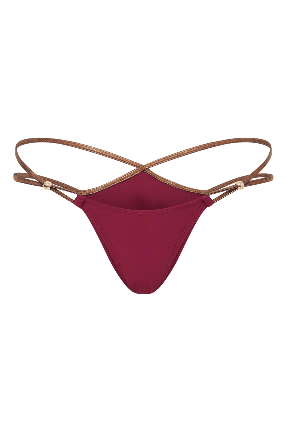 Luna Metallic Micro Bikini Bottoms - Image 9