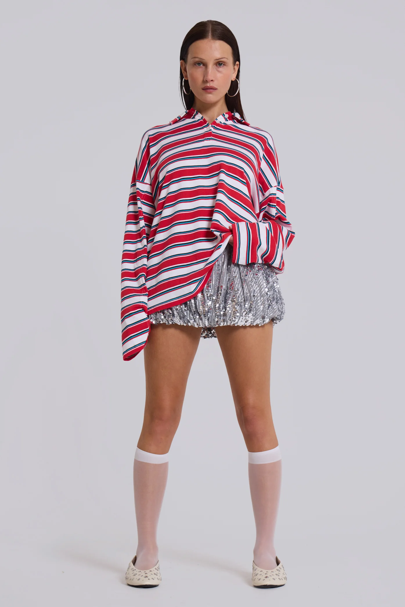 Cosmic Sequin Puffball Micro Skirt - Image 5
