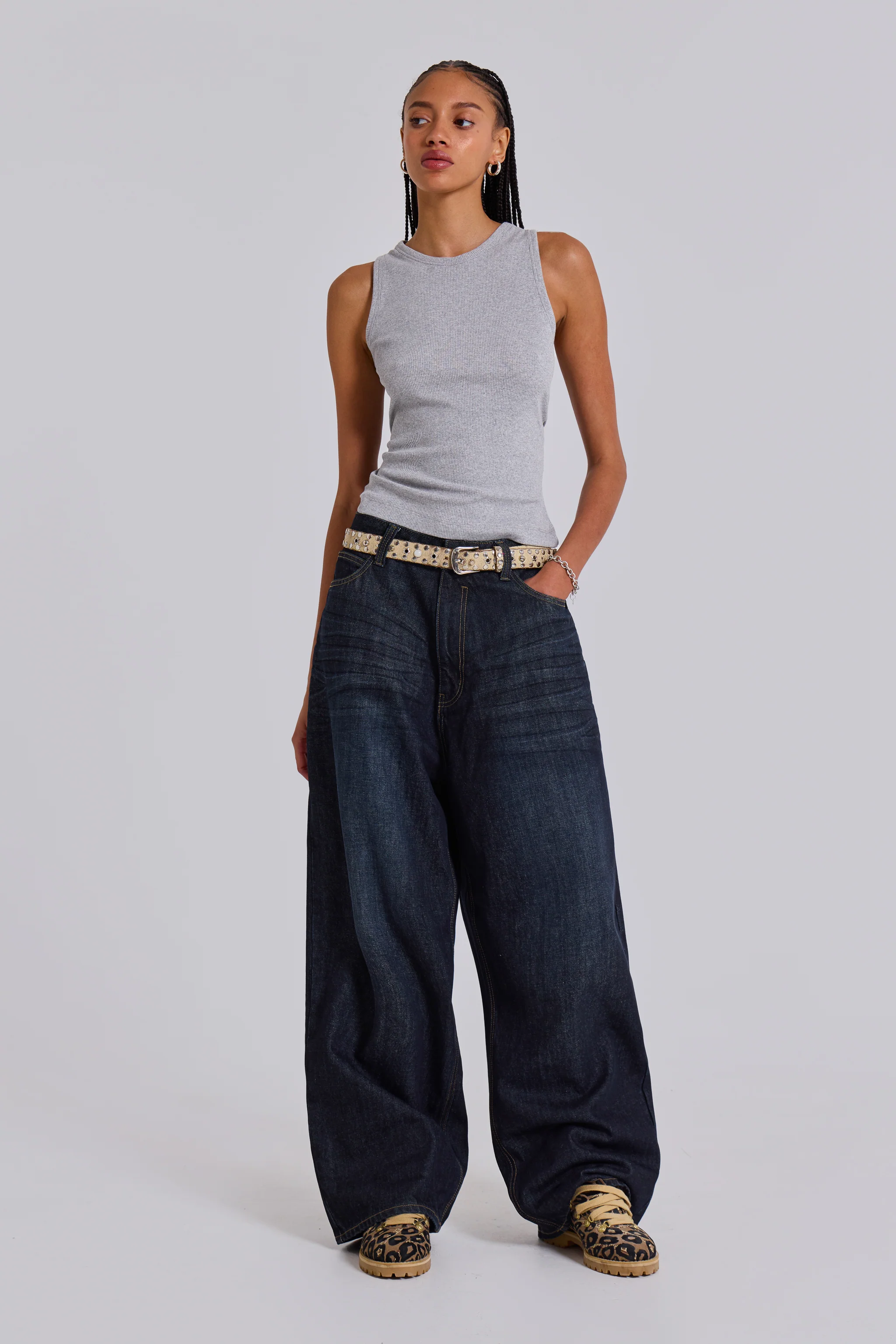 Creased Indigo XL Colossus Jeans - Image 6