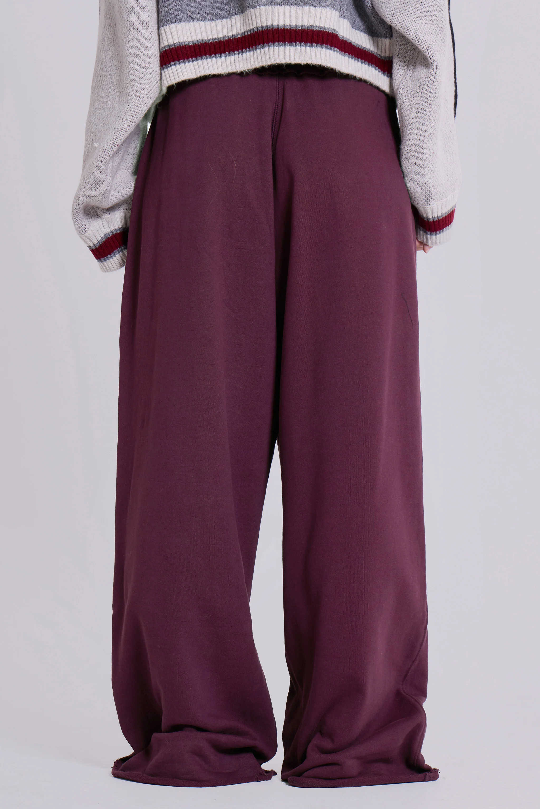 Dark Burgundy Monster Joggers - Image 6