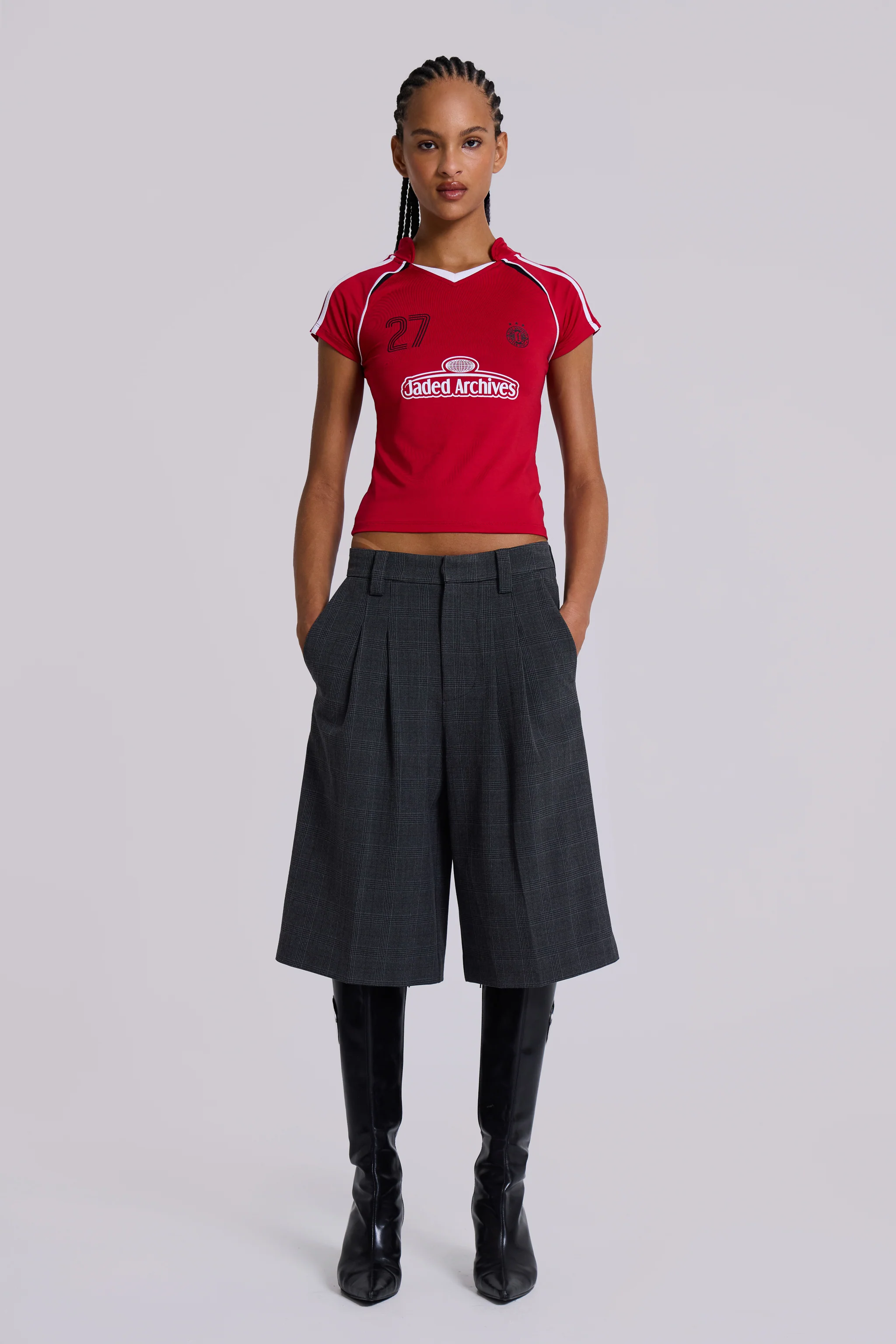 Dark Check Goliath Shorts